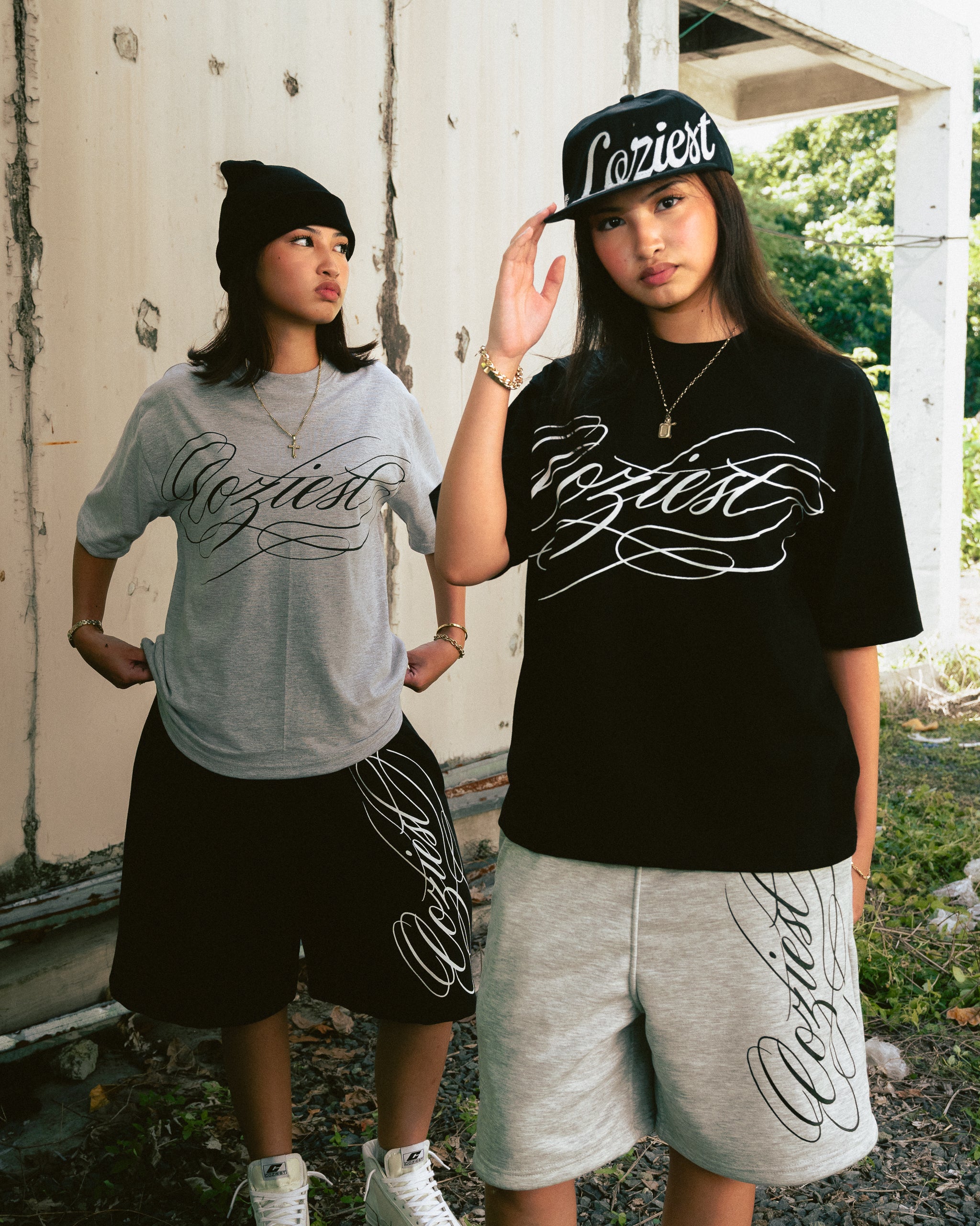 "Ink" Shirt in Black and Heather Gray Colorway