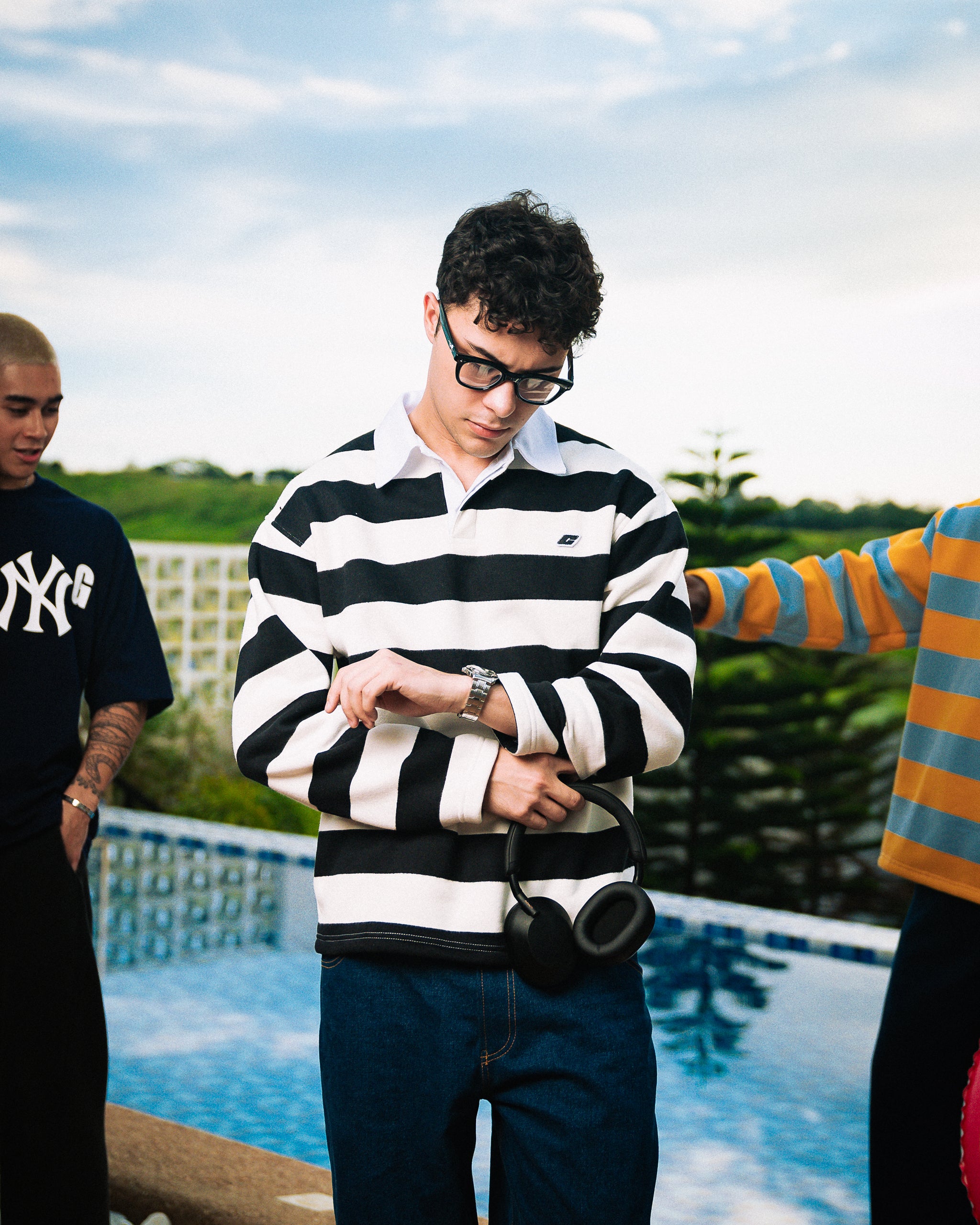 'Mono" Stripes Longsleeve