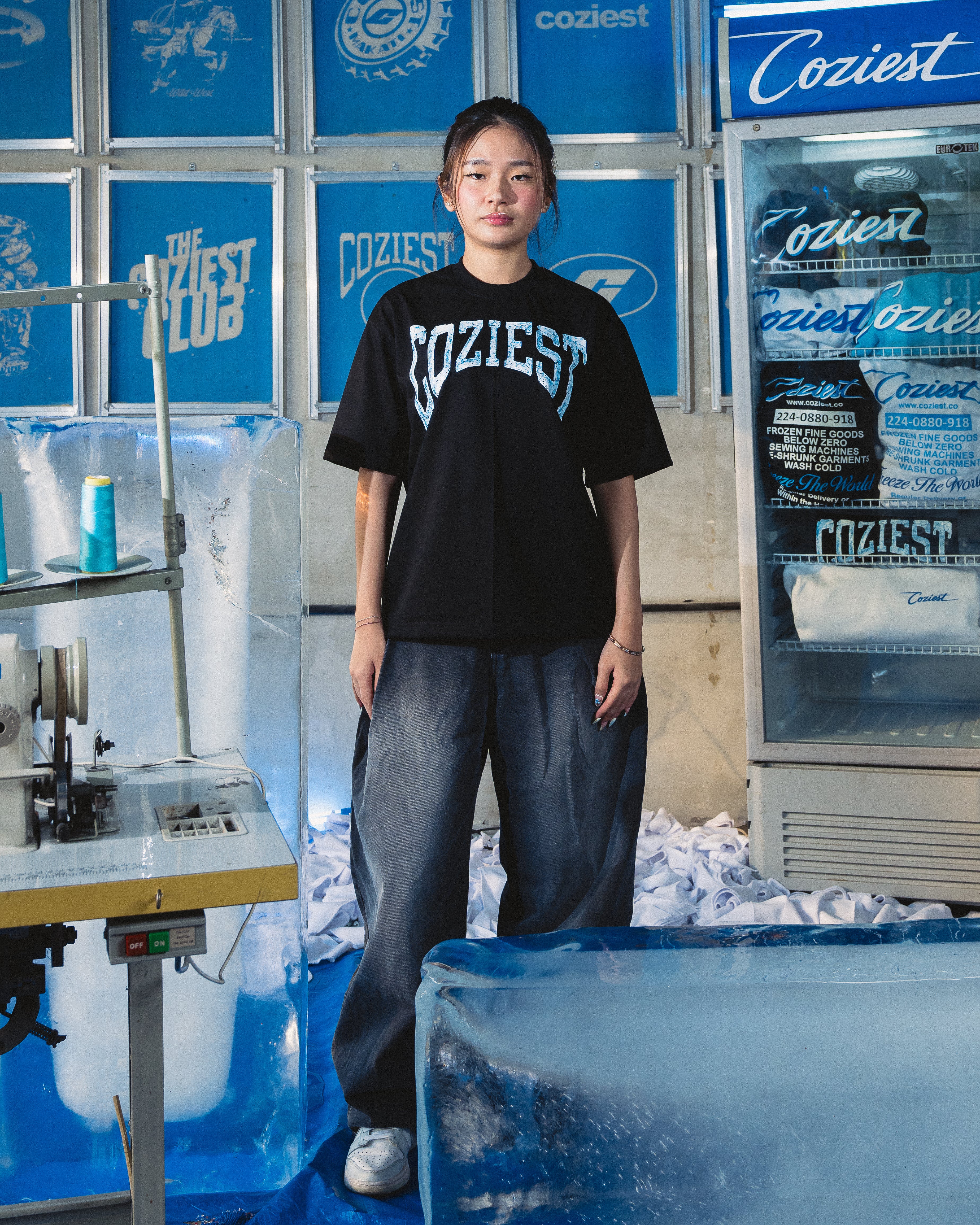 "Arc Ice" Tee in Black Colorway