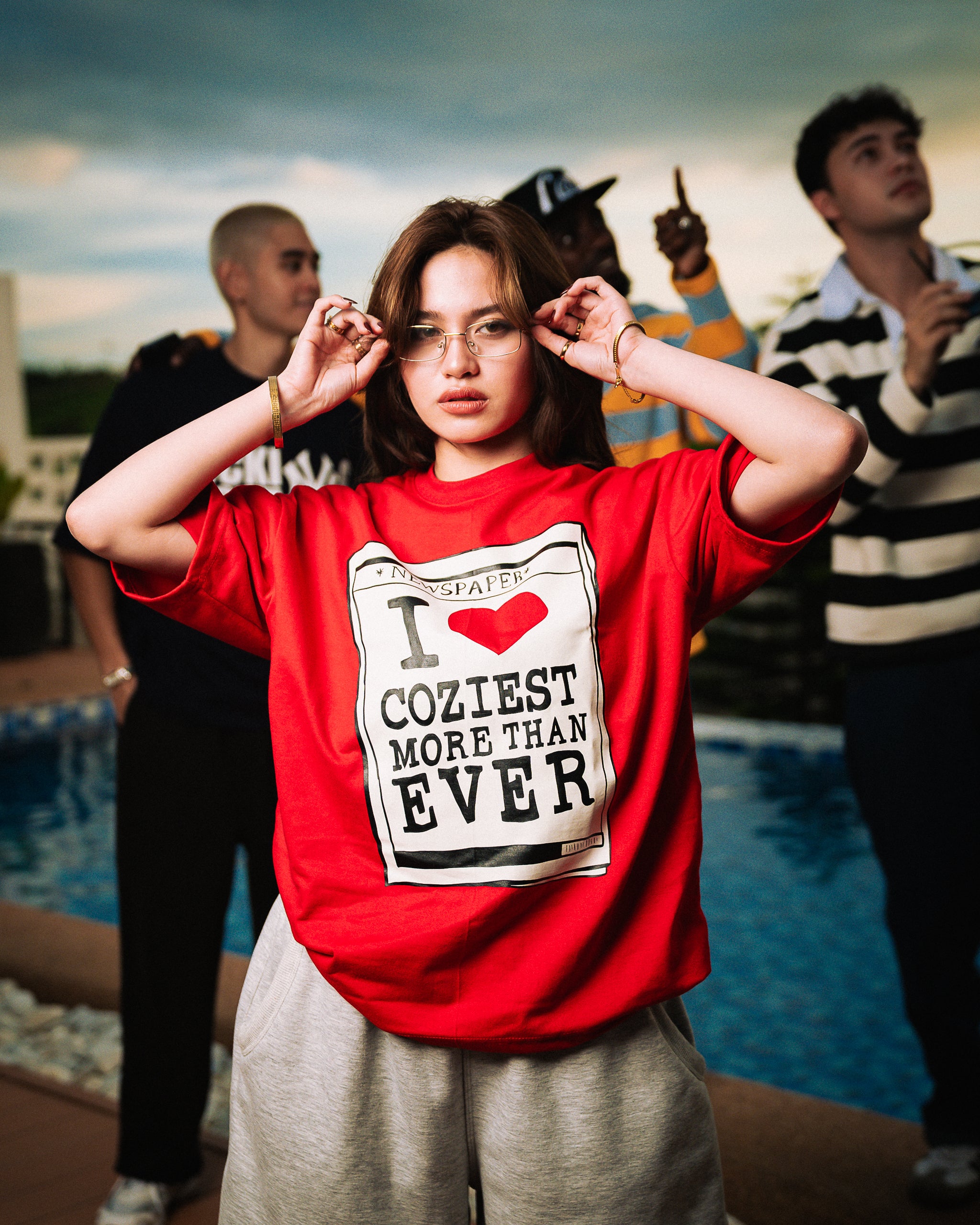 "More Than Ever" Tee in Red Colorway