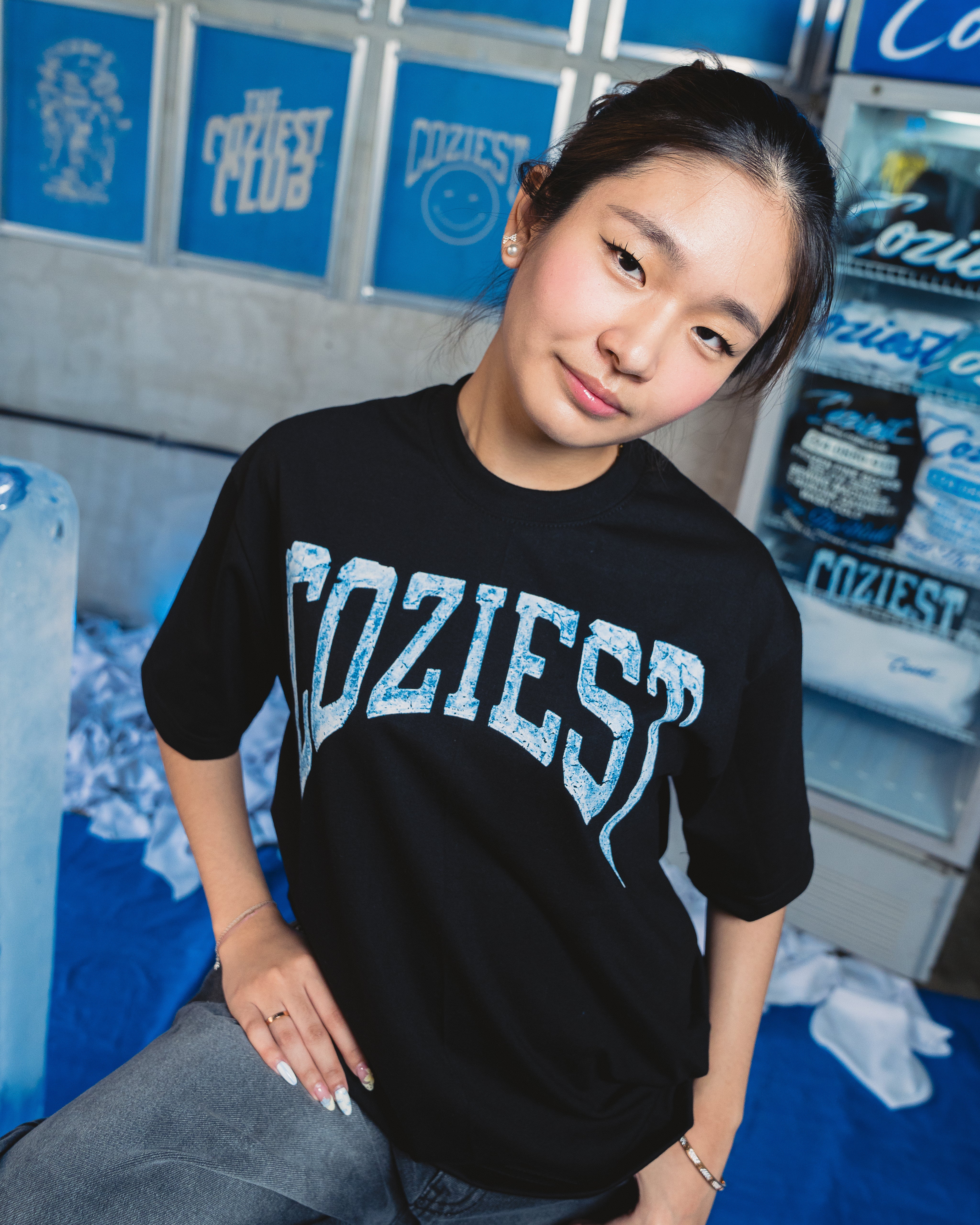 "Arc Ice" Tee in Black Colorway