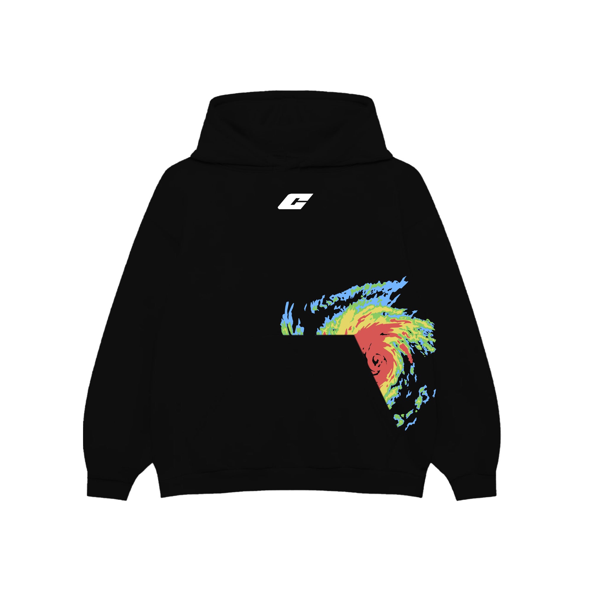 "Storm" Hoodie in Black Colorway