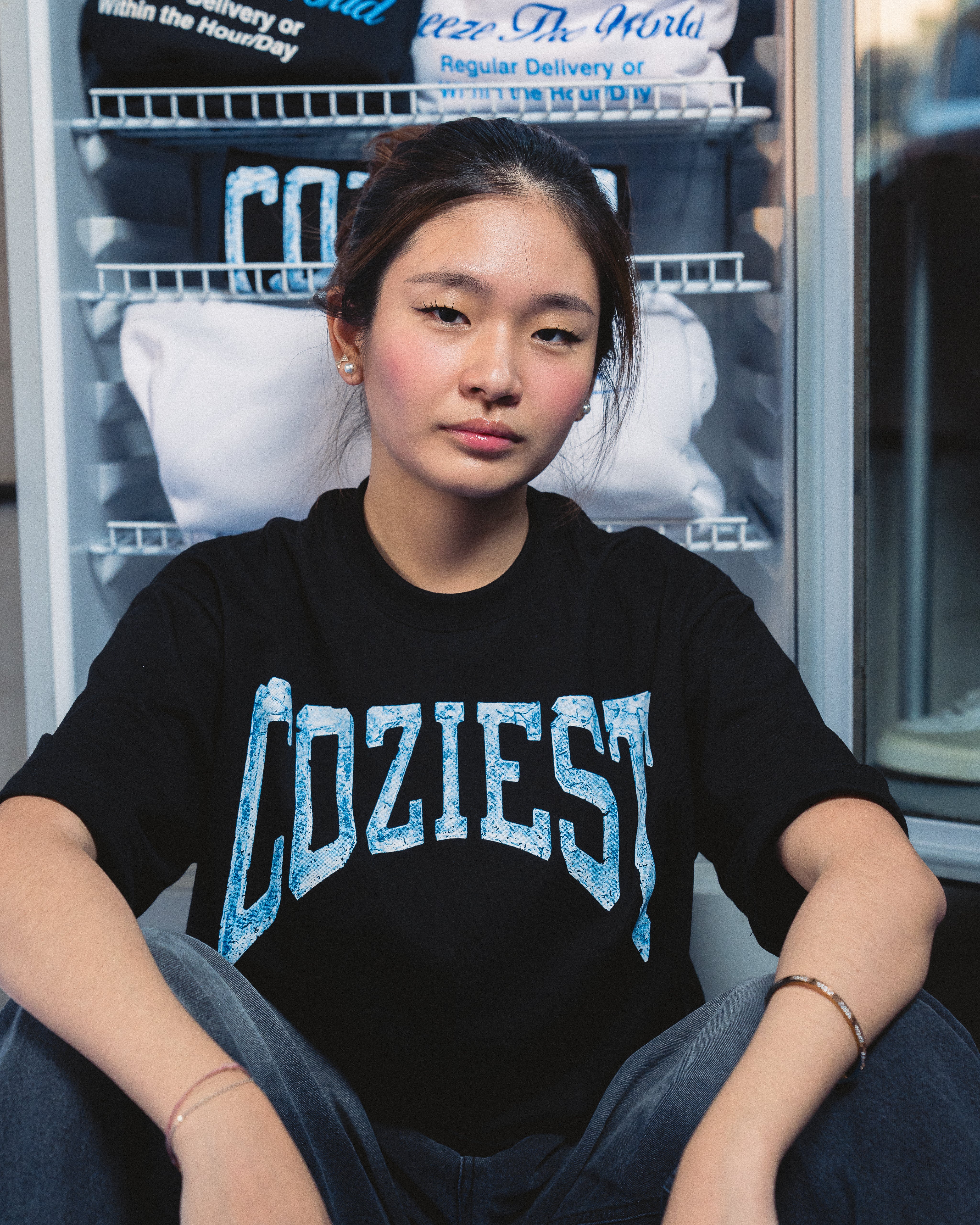 "Arc Ice" Tee in Black Colorway
