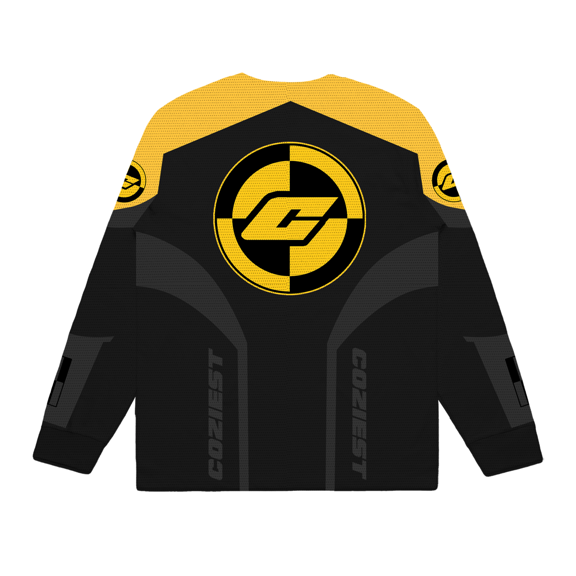 "Flacko Sublimated" Long-sleeve in Black and Yellow Colorway