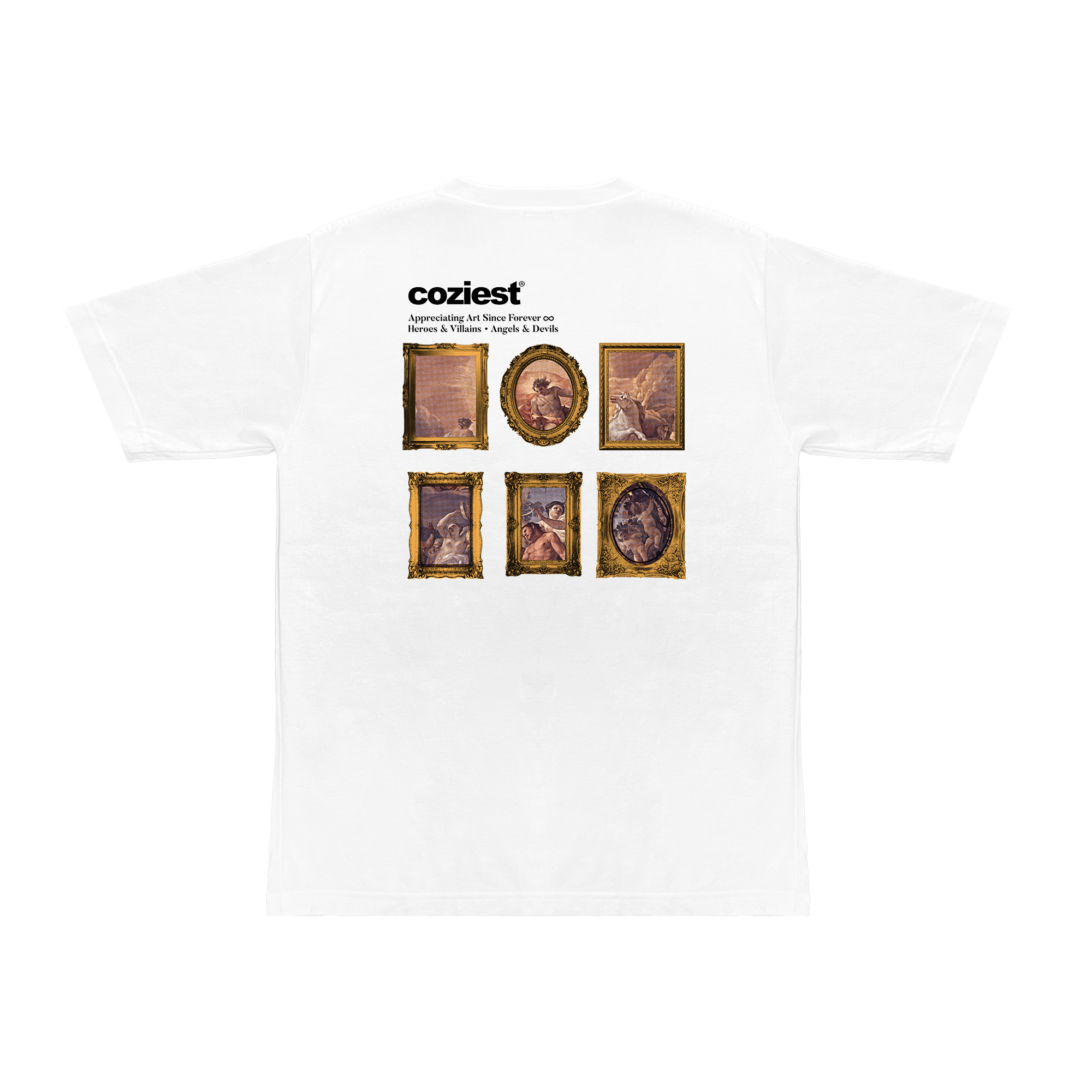 “Frames” Tee in White Colorway