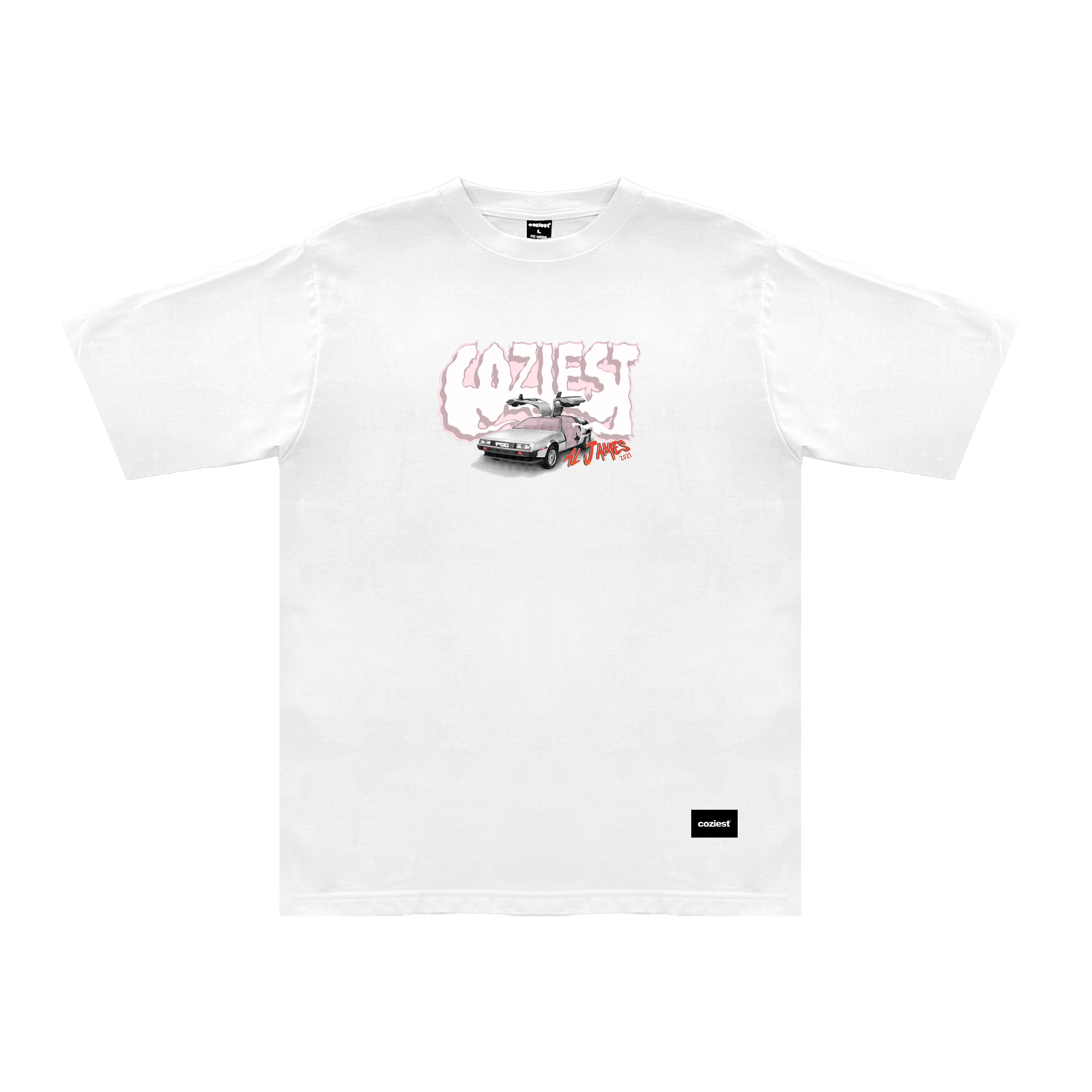 Coziest x Al James White Tee