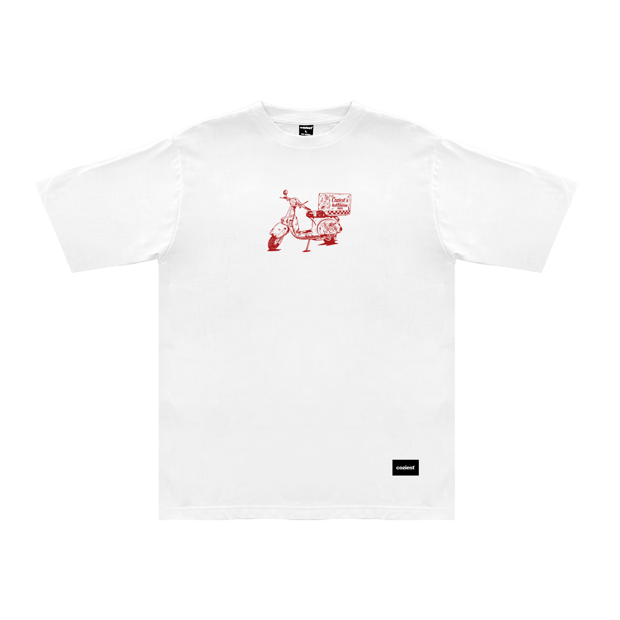 "Xpress" Tee in White Colorway