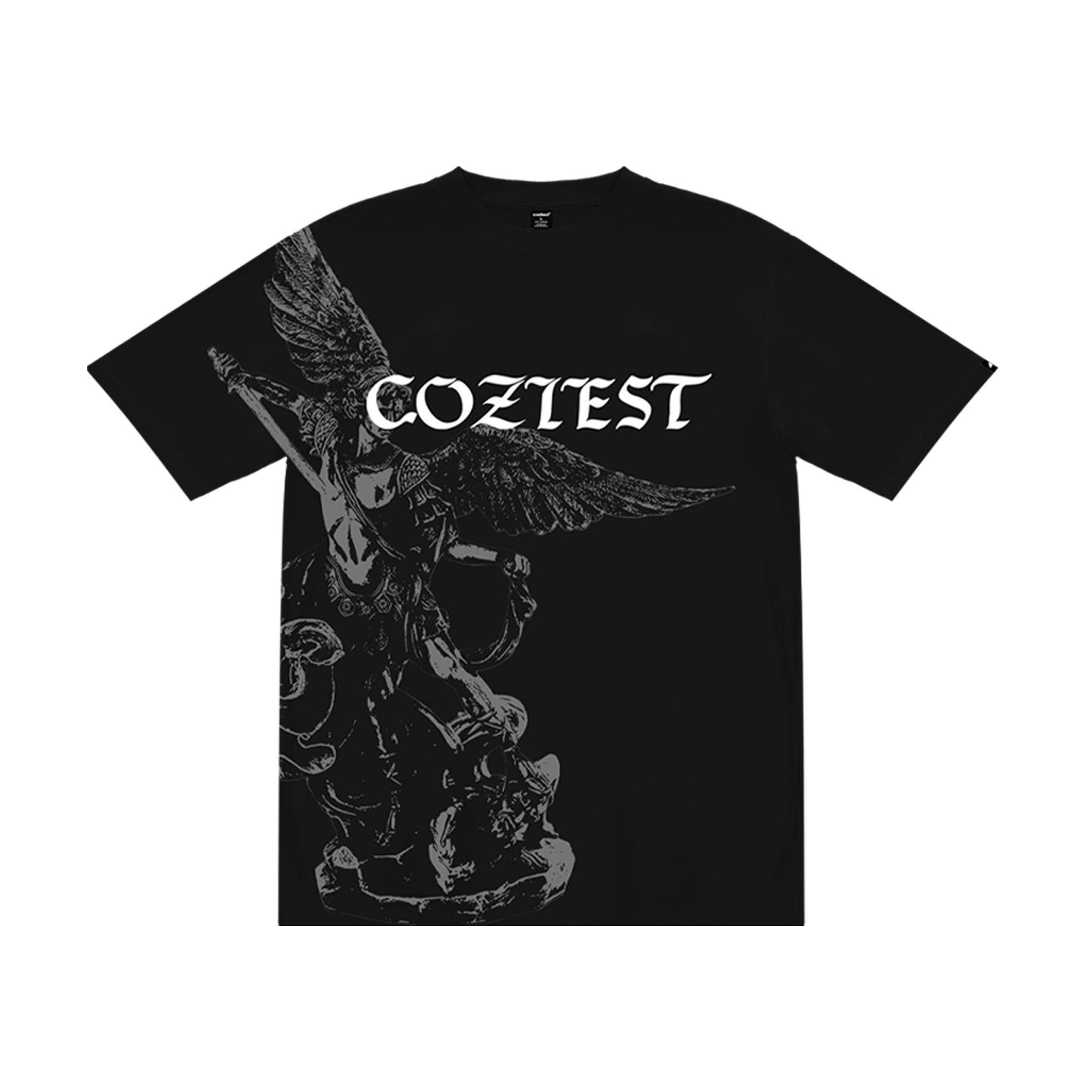 “St. Michael” Tee in Black Colorway