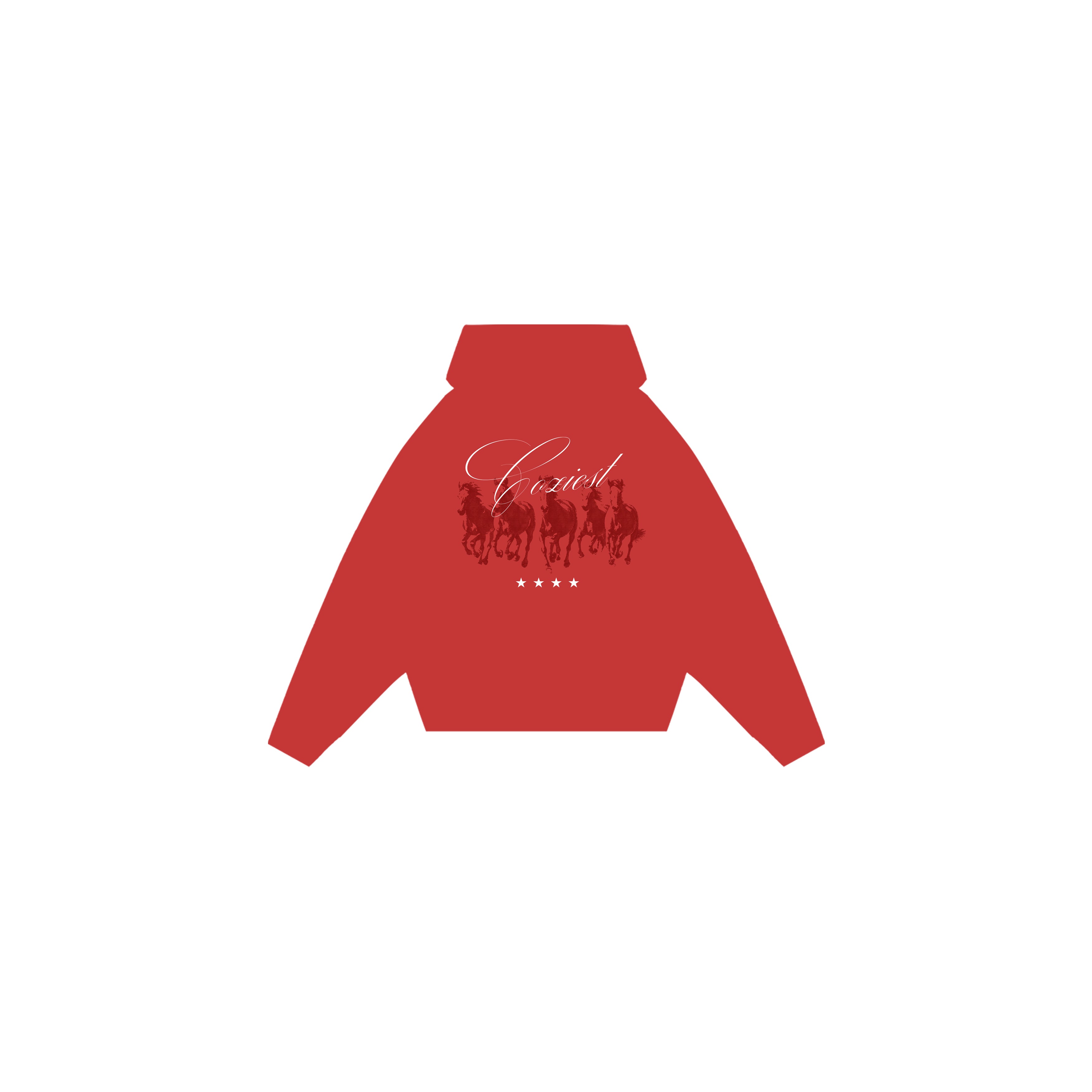 "Frontier" Hoodie in Red