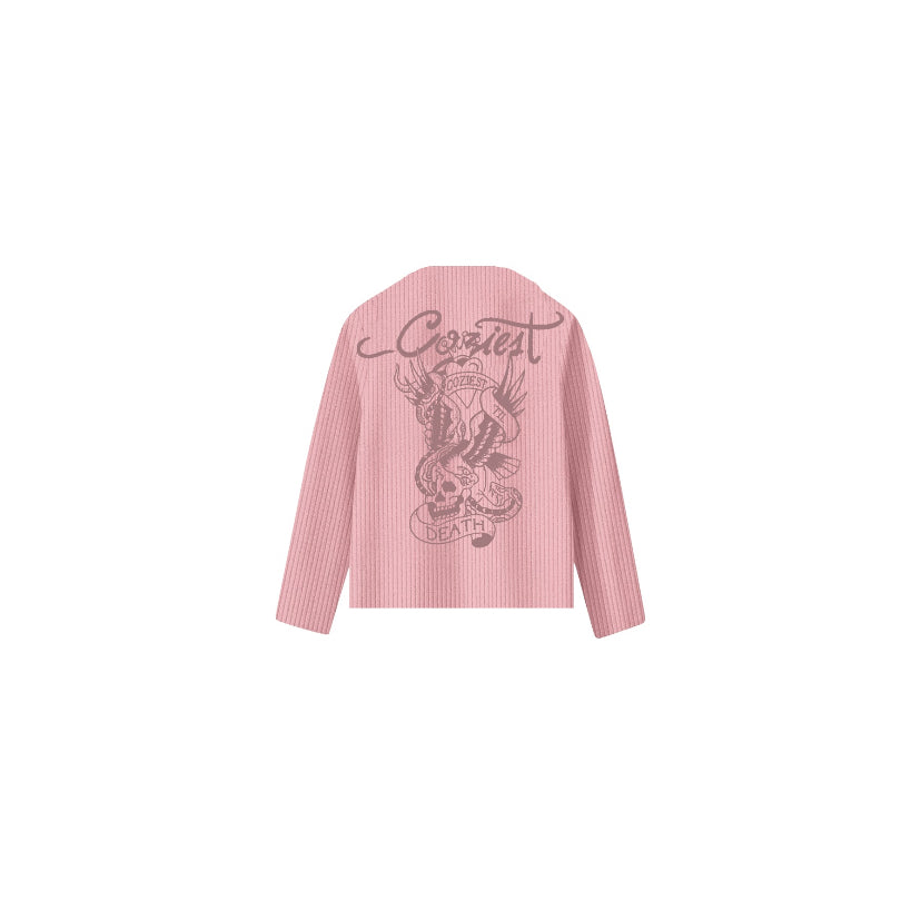 “Death” Long Sleeve in Pink Colorway