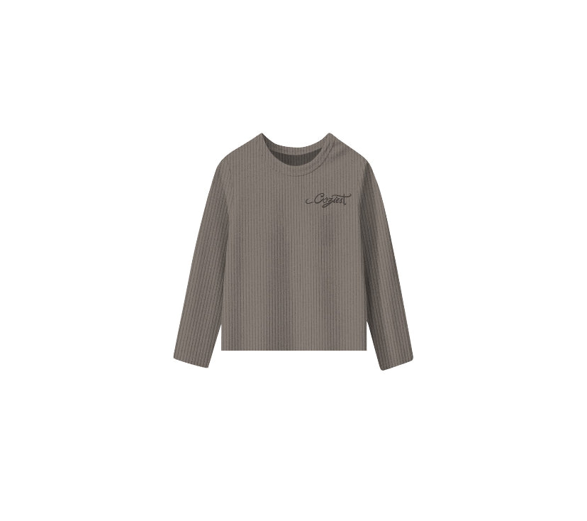 “Death” Long Sleeve in Light Brown Colorway