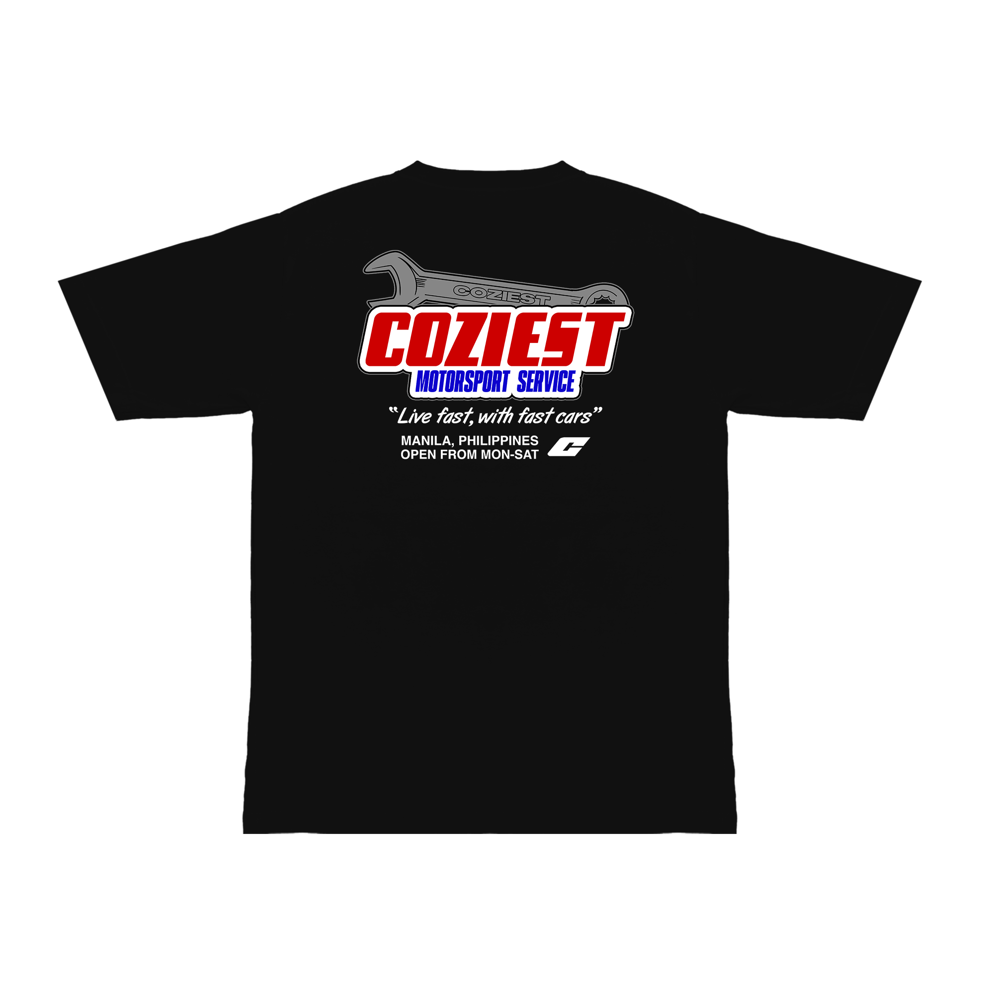 "Grease" tee in Black Colorway