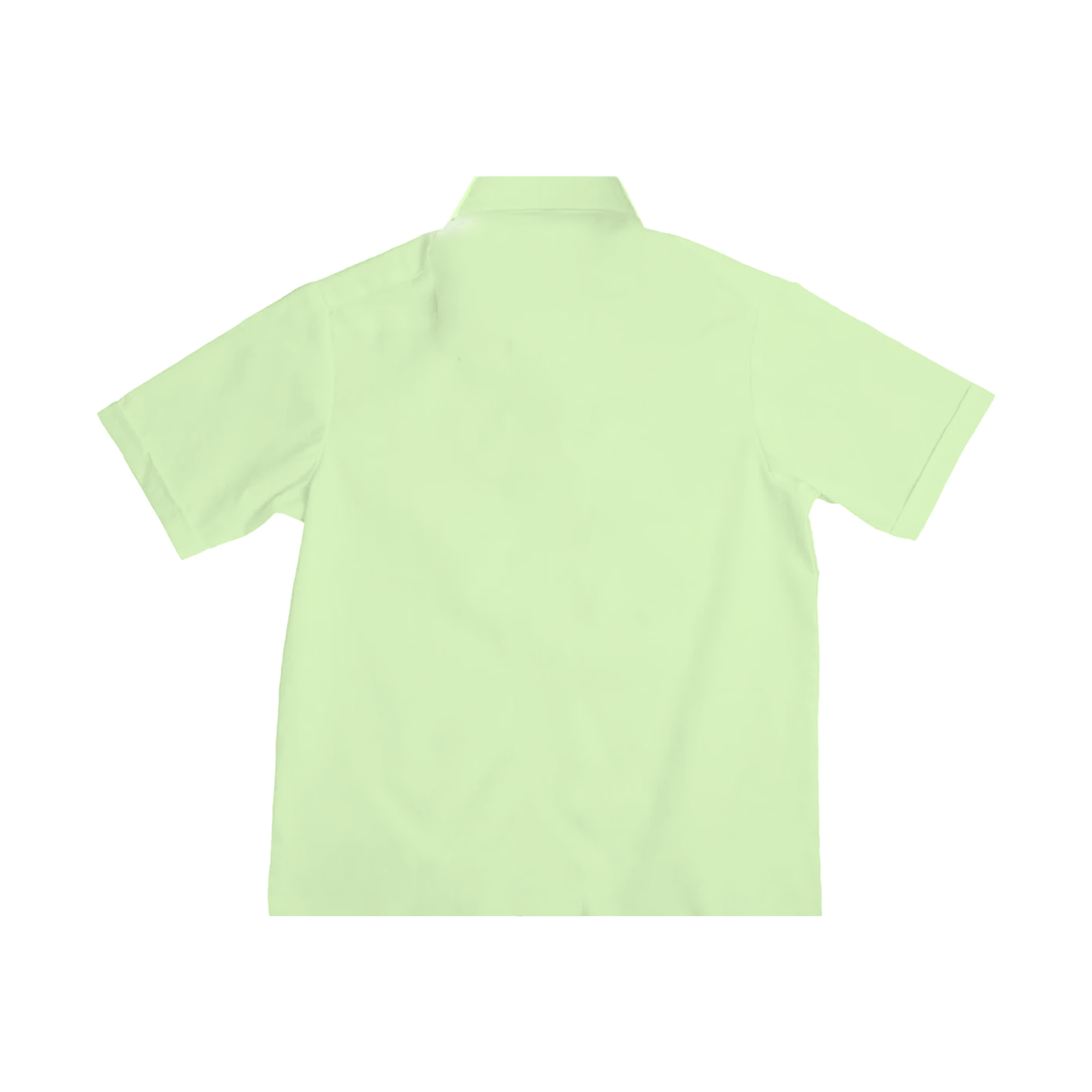 “Old English” Button-down Polo in Apple Green Colorway