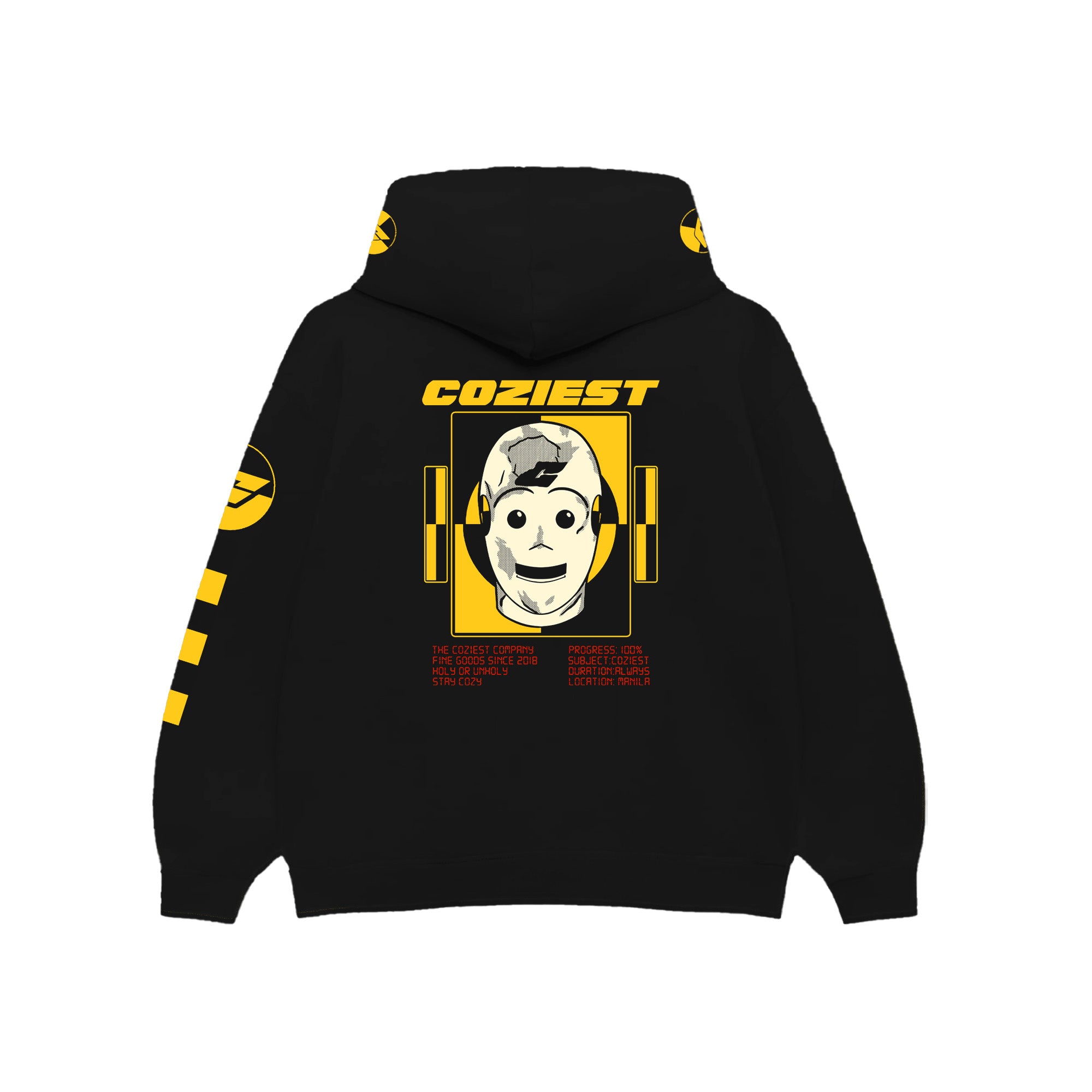 "Simulator" Hoodie in Black Colorway