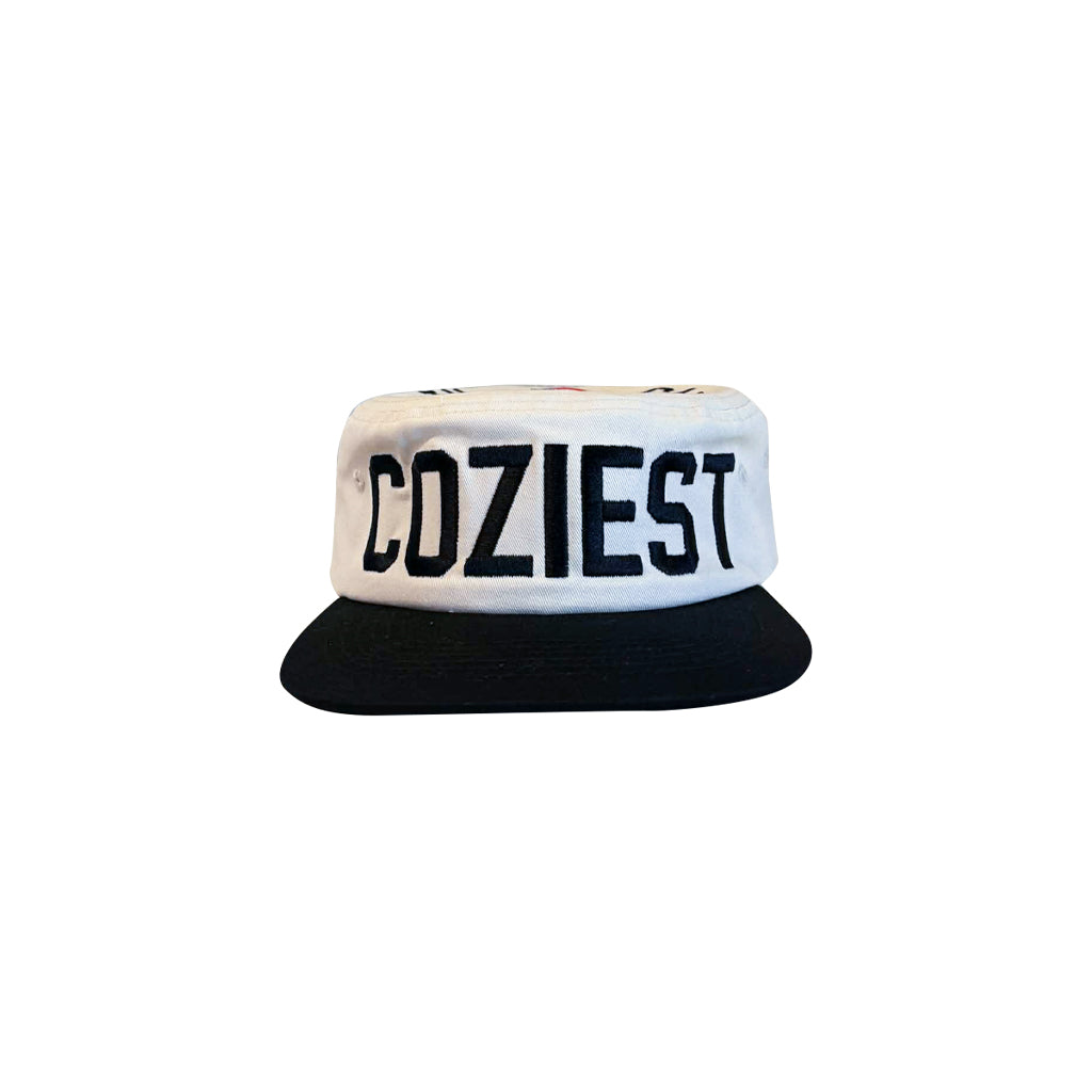 “Till Death” Cap in Black,Brown and Offwhite Colorway