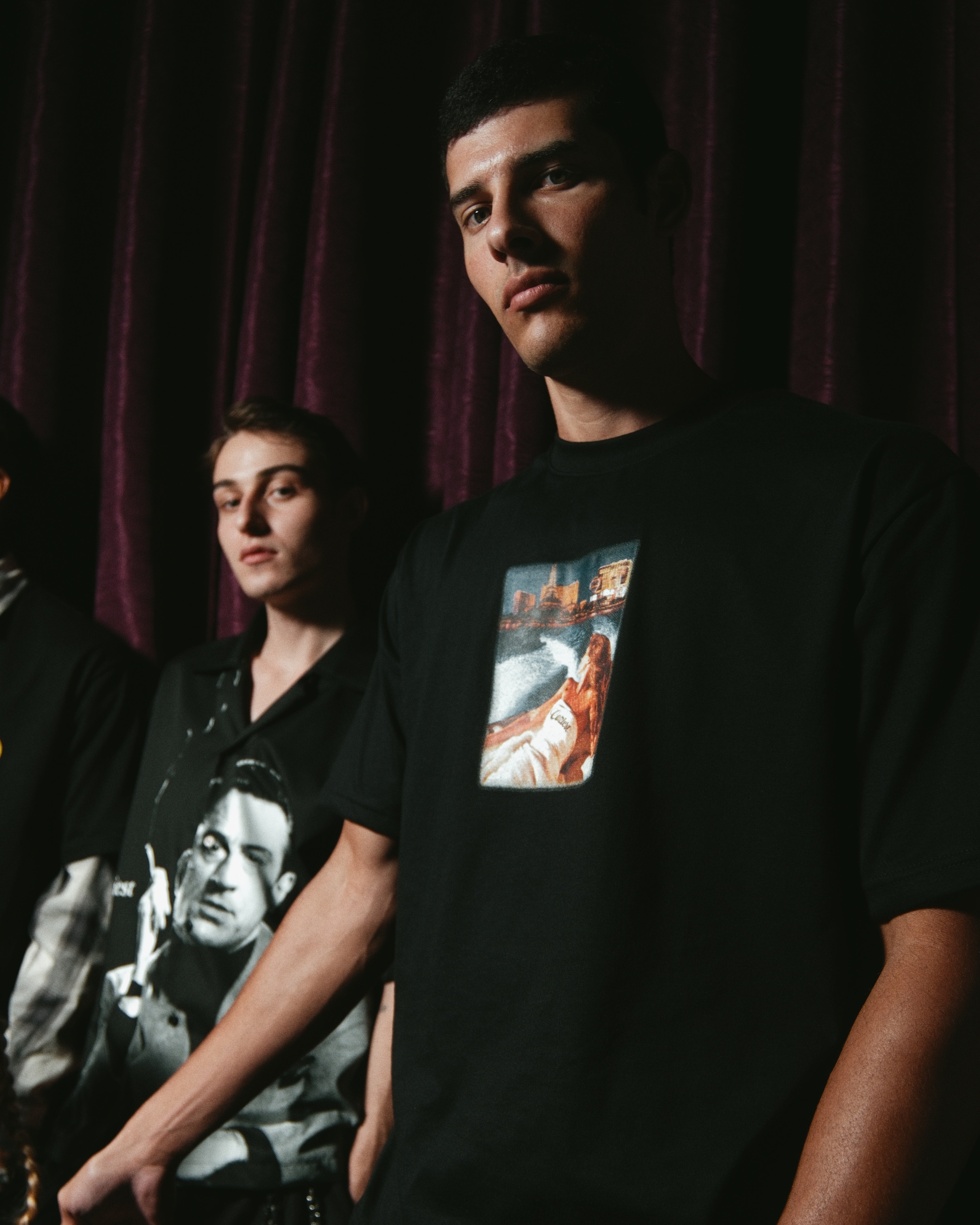 "Skyline" Tee in Black Colorway