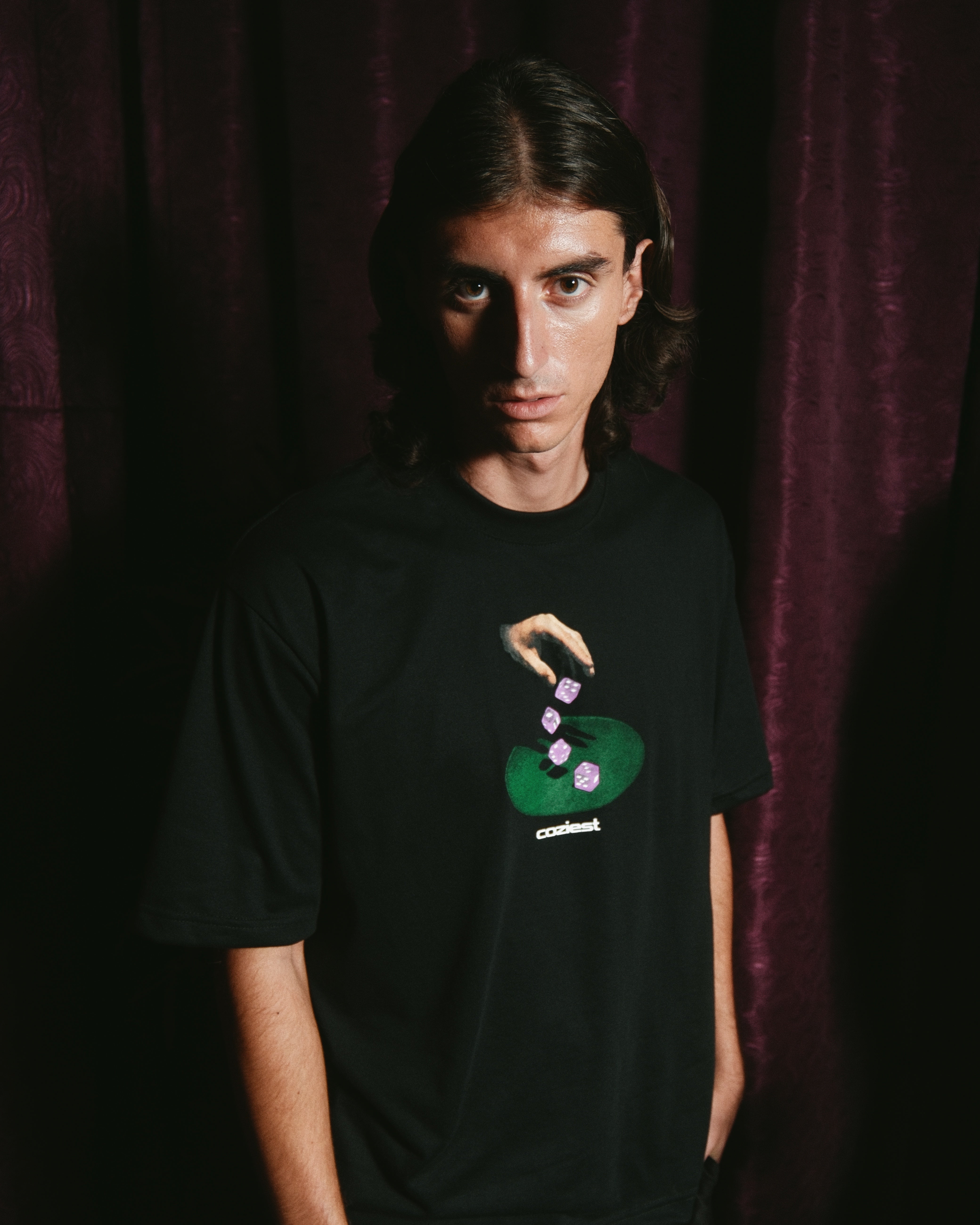"Dice" Tee in Black Colorway