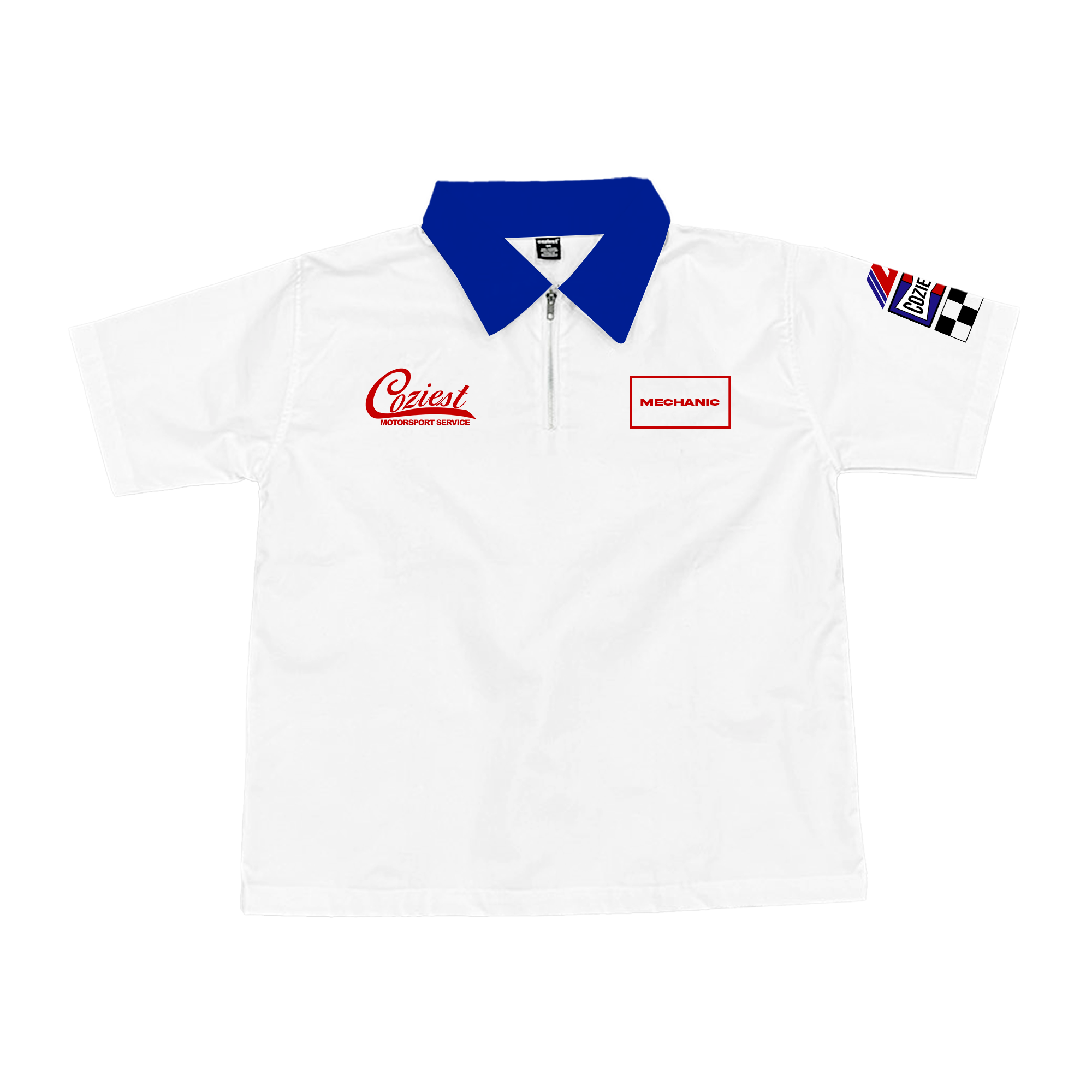 “Mech” Quarter Zip Polo