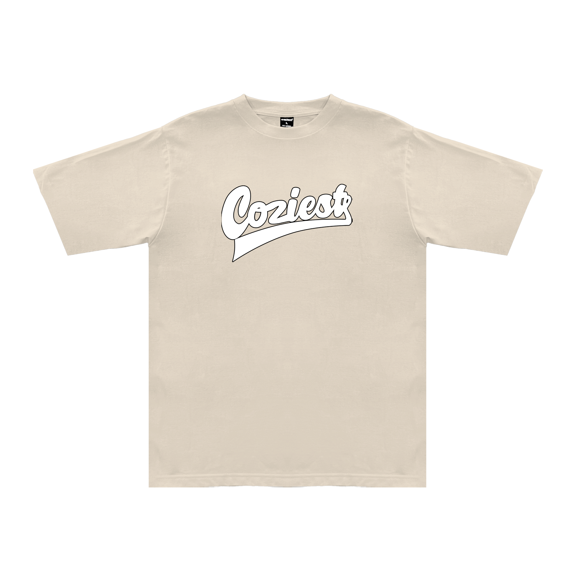 "College" Tee in Off-White Colorway