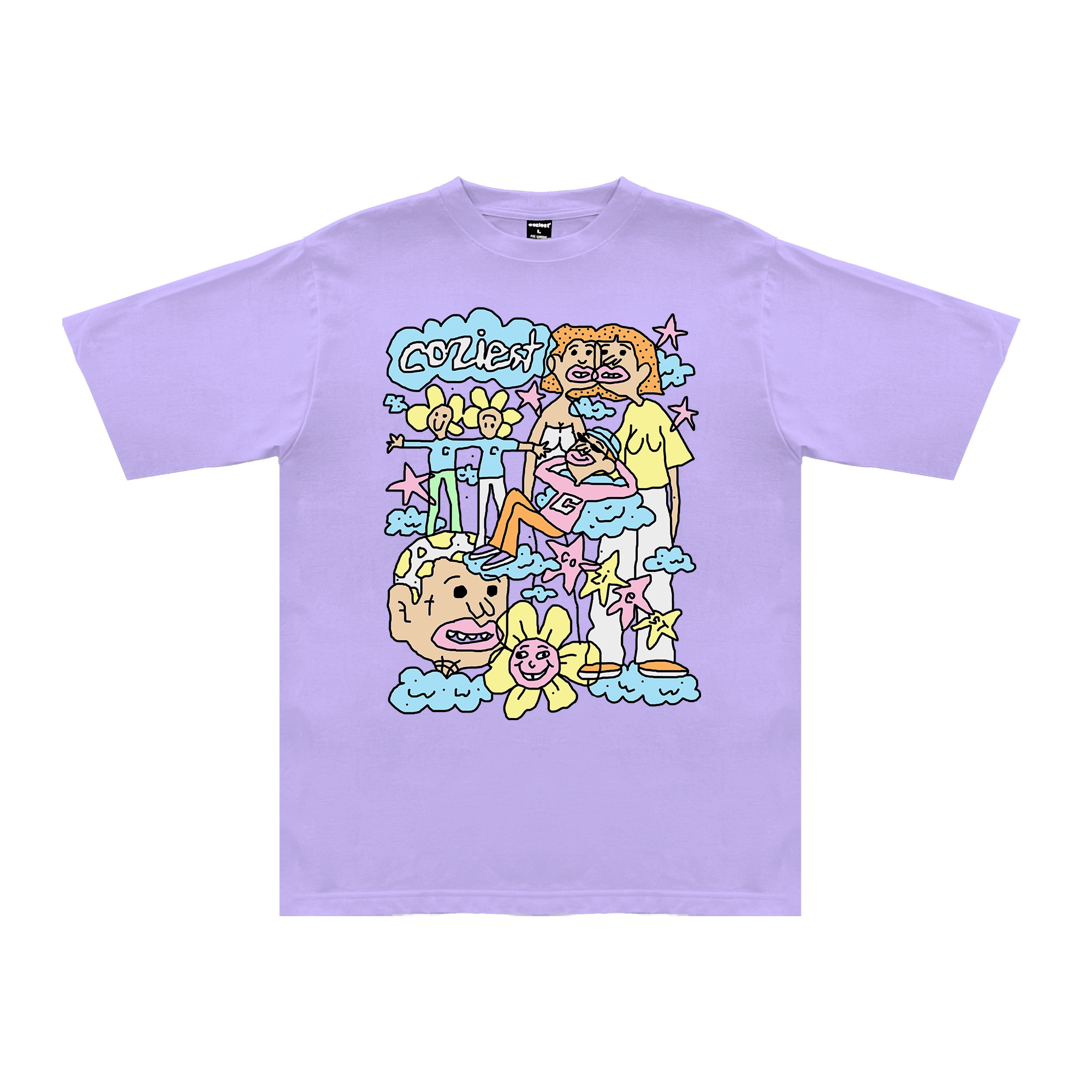 "Peace" Tee in Lavander Colorway