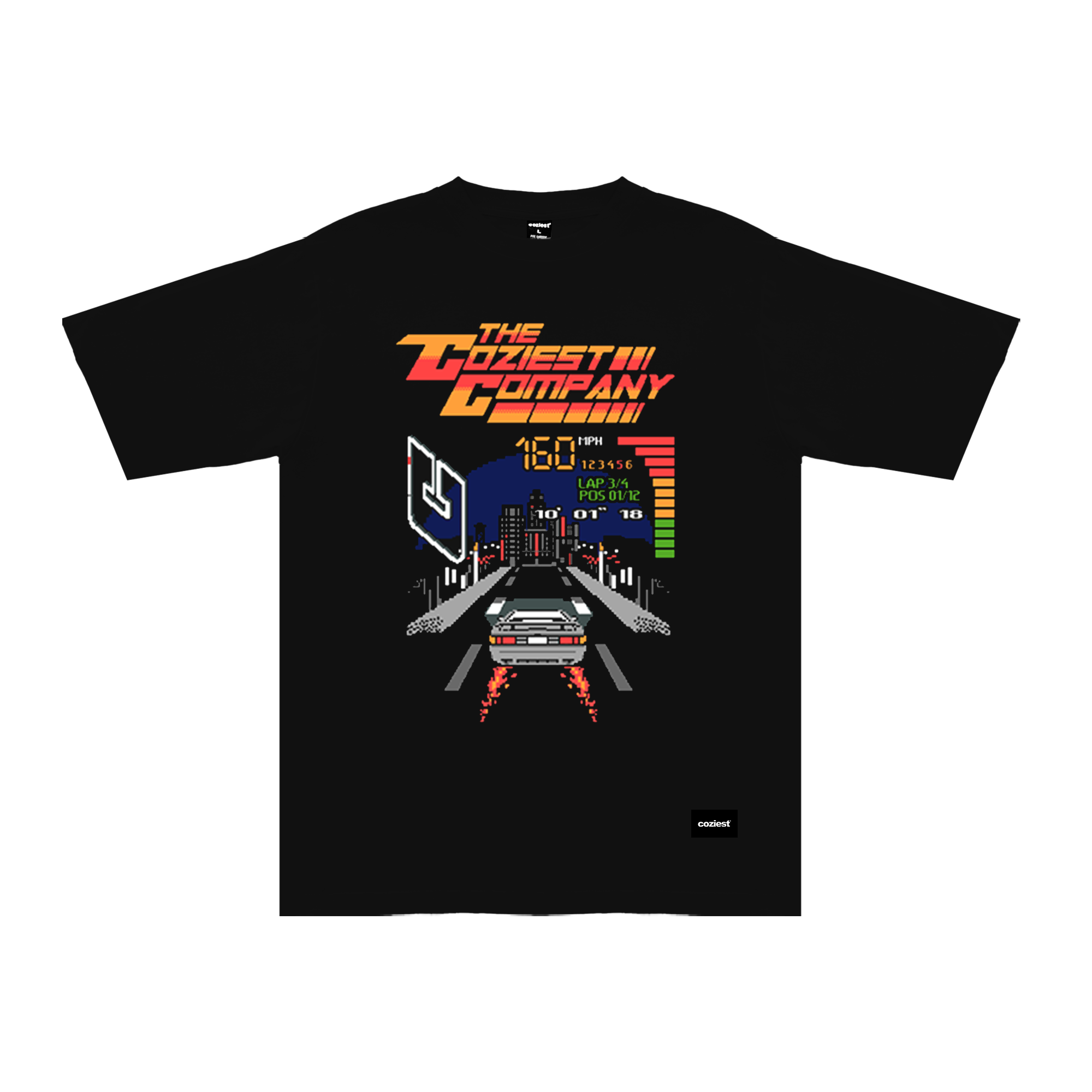 “Street Racer” Tee in Black Colorway