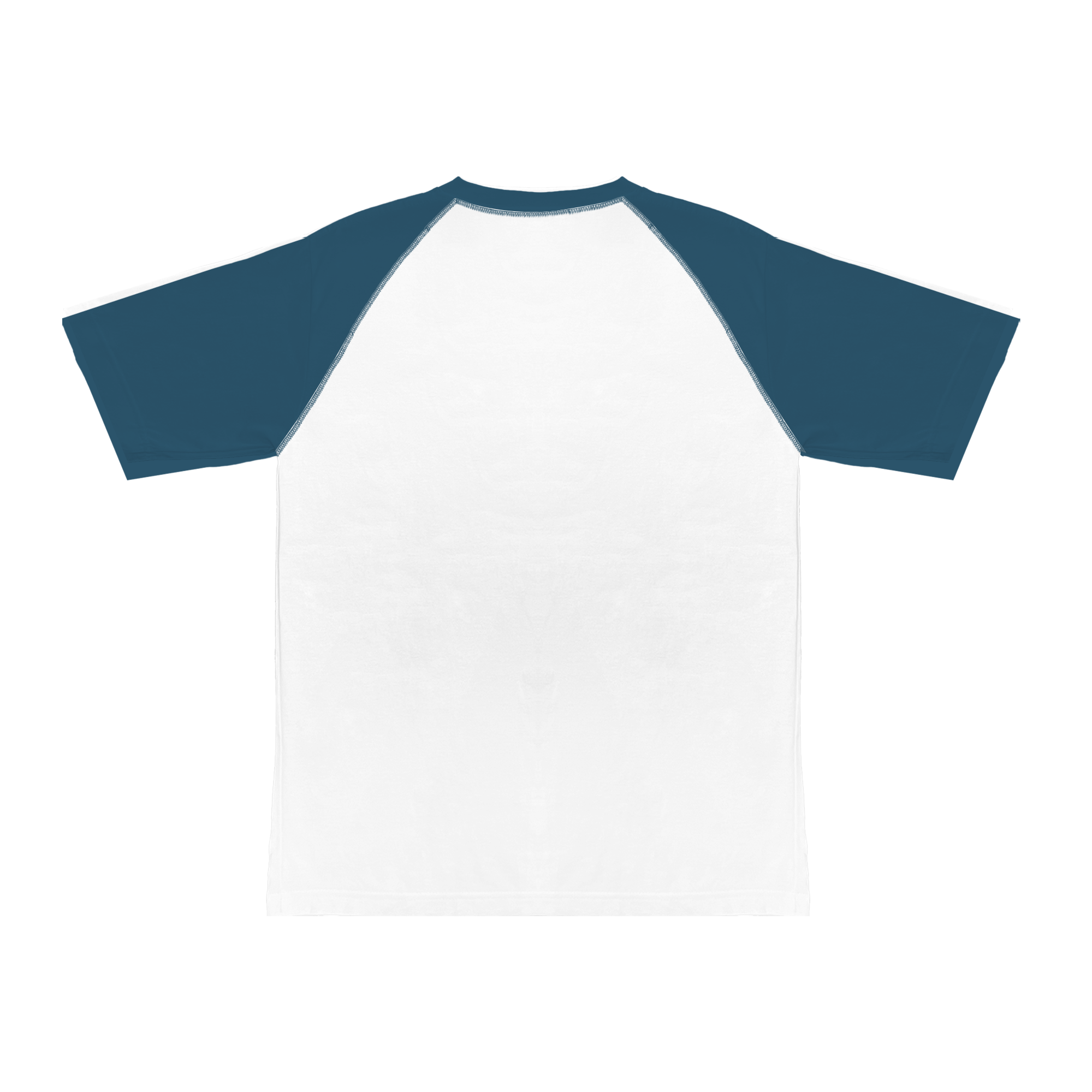 "The Fifth" Raglan Tee in Blue Colorway
