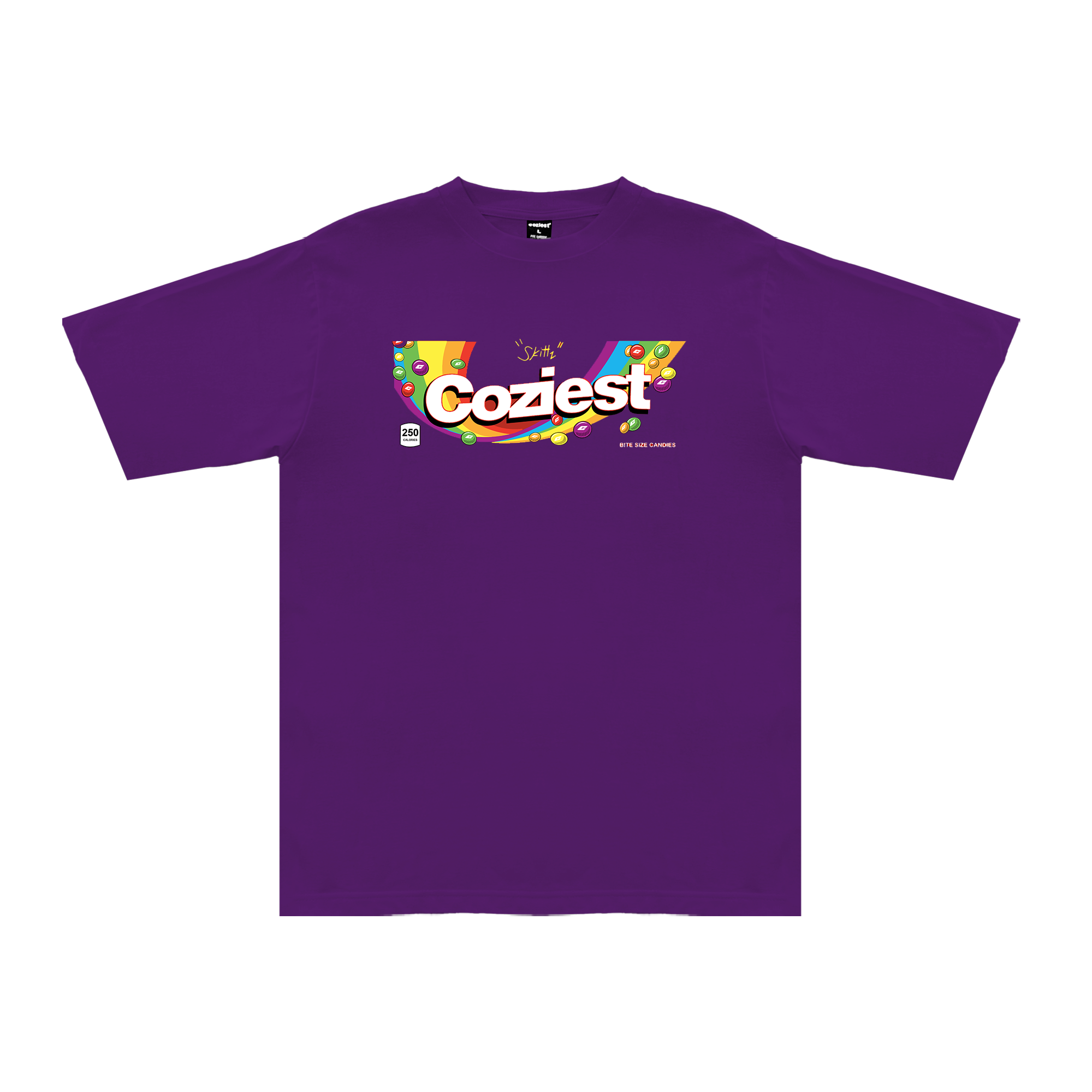 "Skittz" Tee in Violet Colorway