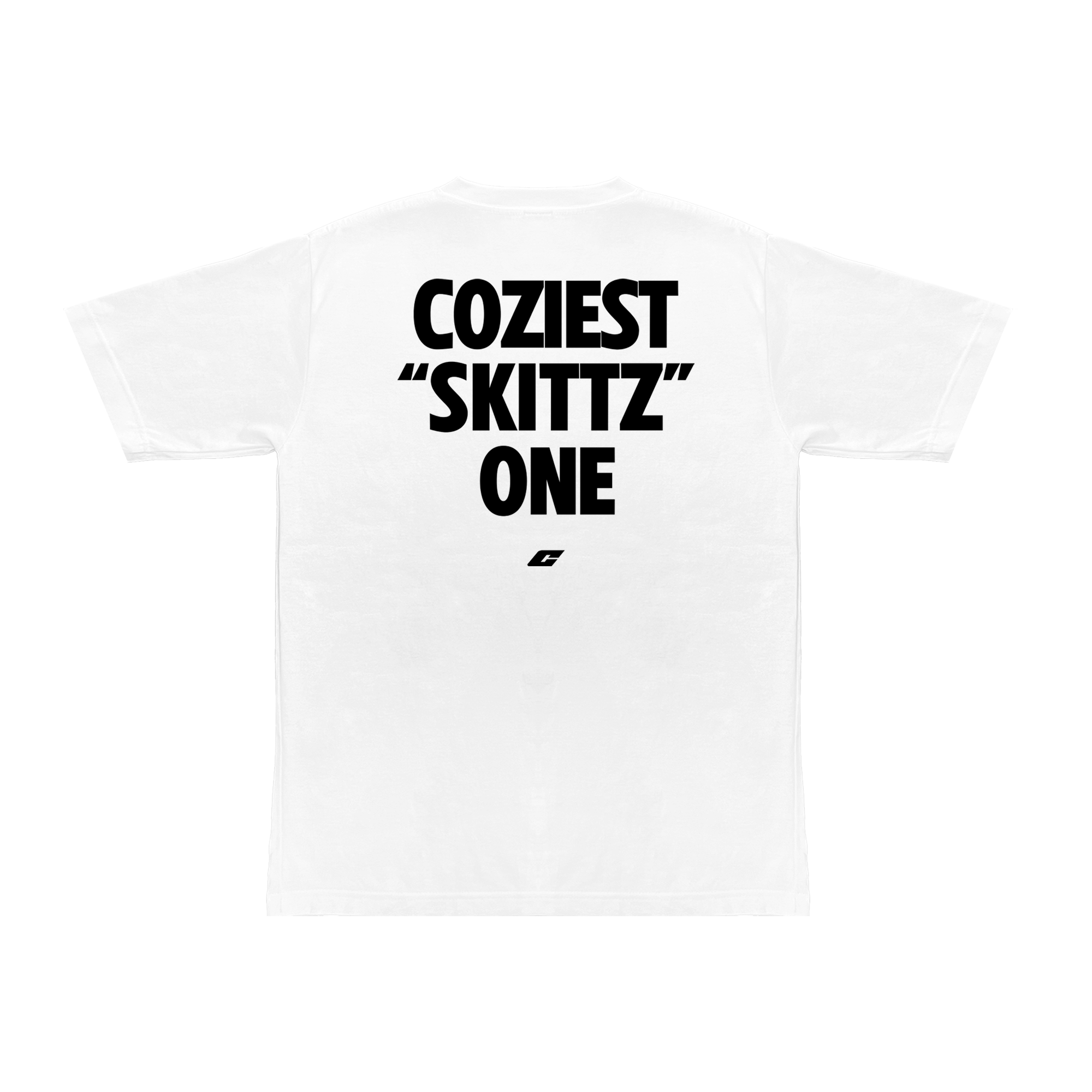 "Skitts 1" Tee in White Colorway
