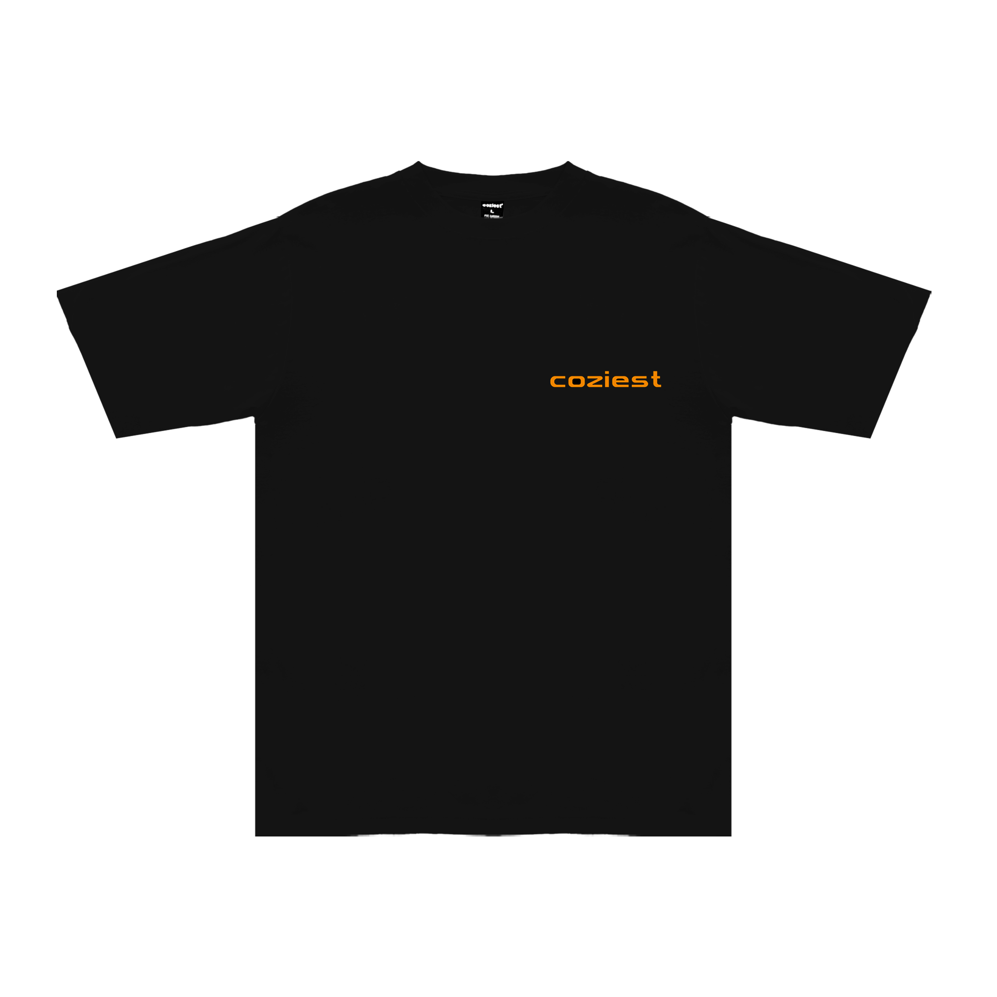 "Skyline" Tee in Black/Orange Colorway
