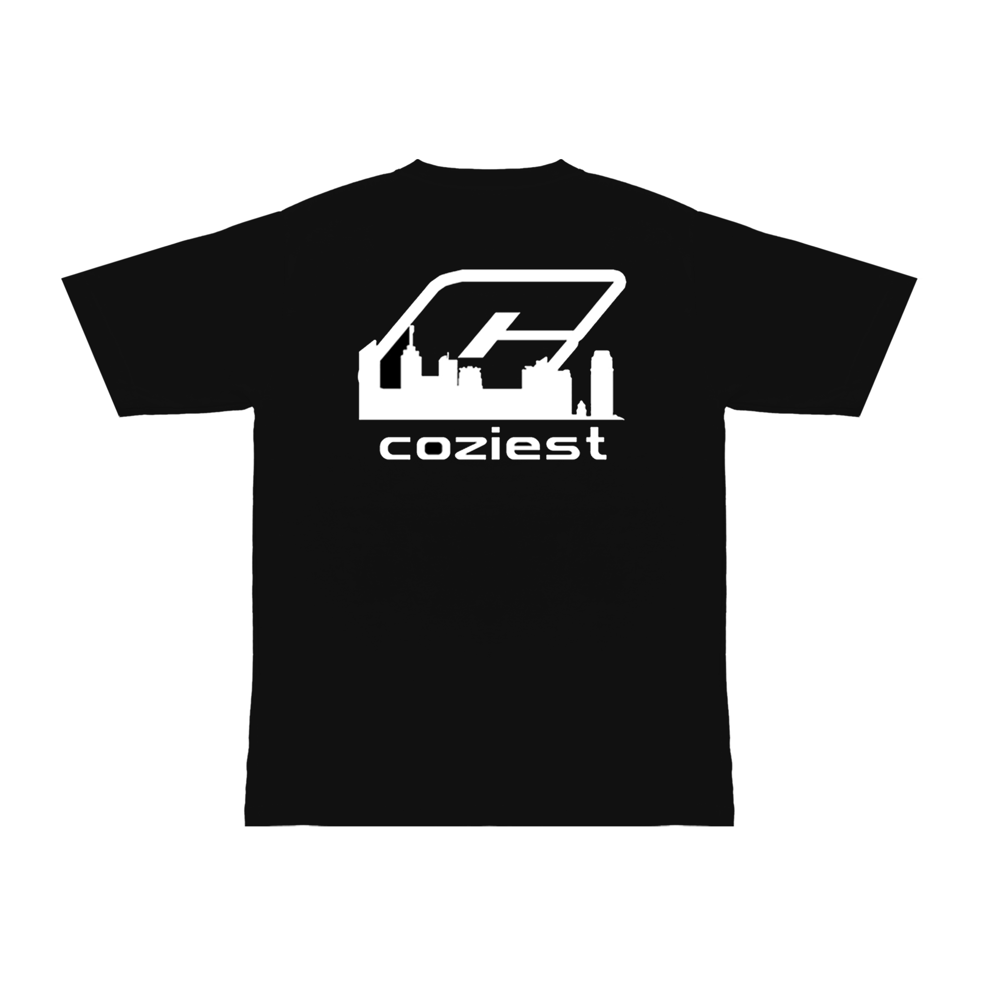 "Skyline" Tee in Black/White Colorway