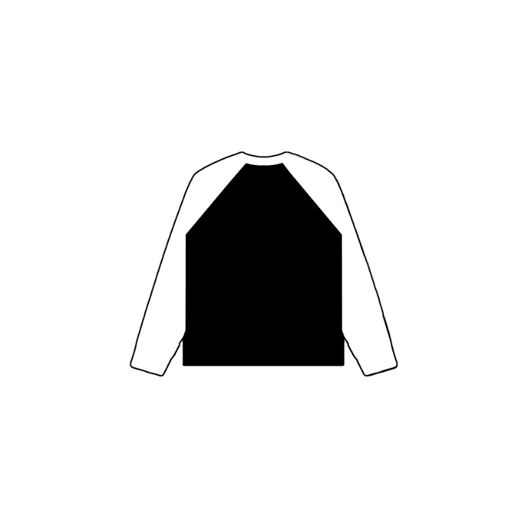 "Ghost" Longsleeve in Black Colorway