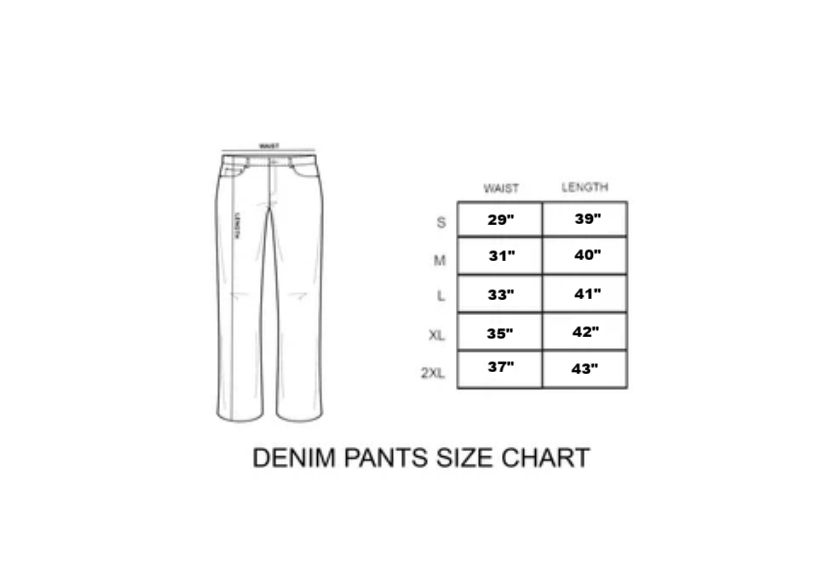 "Bone" Denim Pants