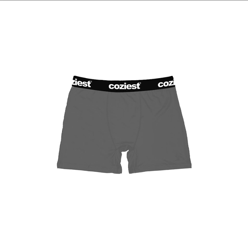 "Classic" Boxer in Black, Heather Gray and White Colorway