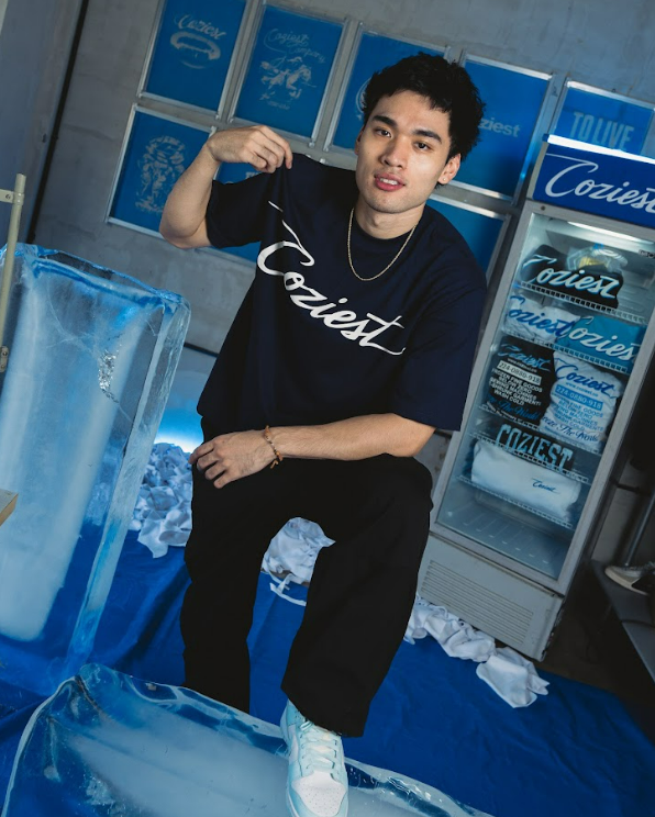 "Dealer Logo" Tee in Navy Blue