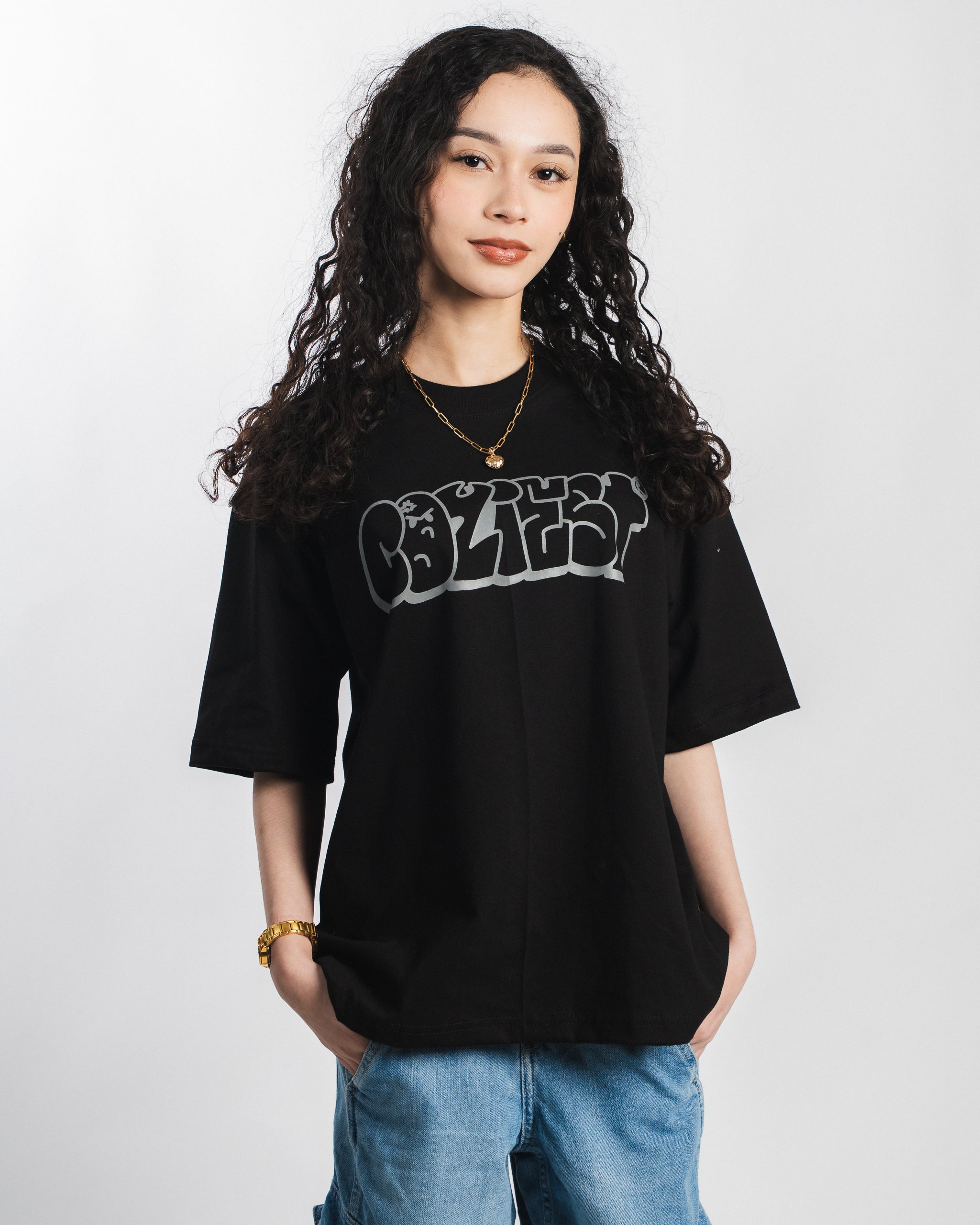 "Doodle" Tee in Black