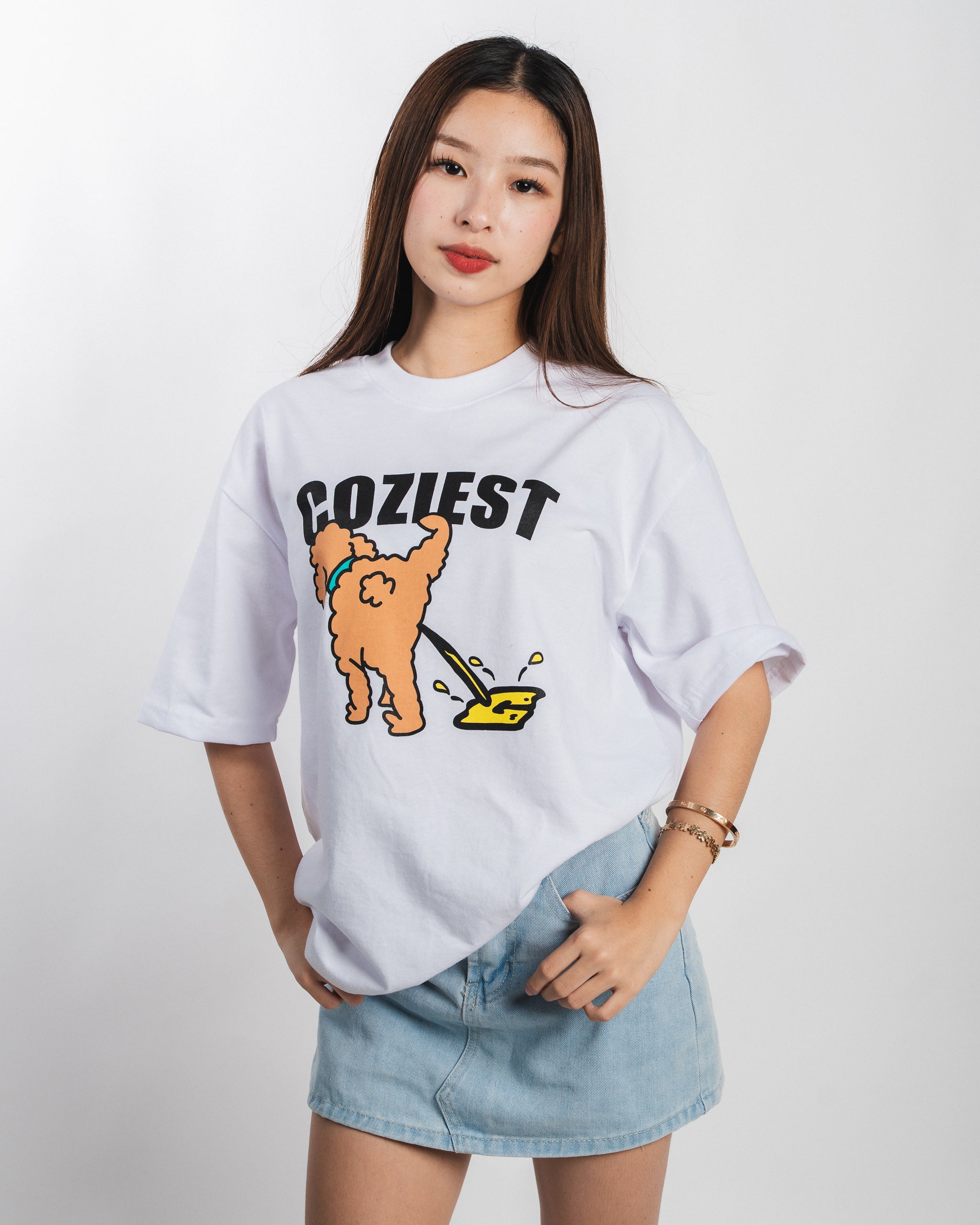 "Loki" Tee in White