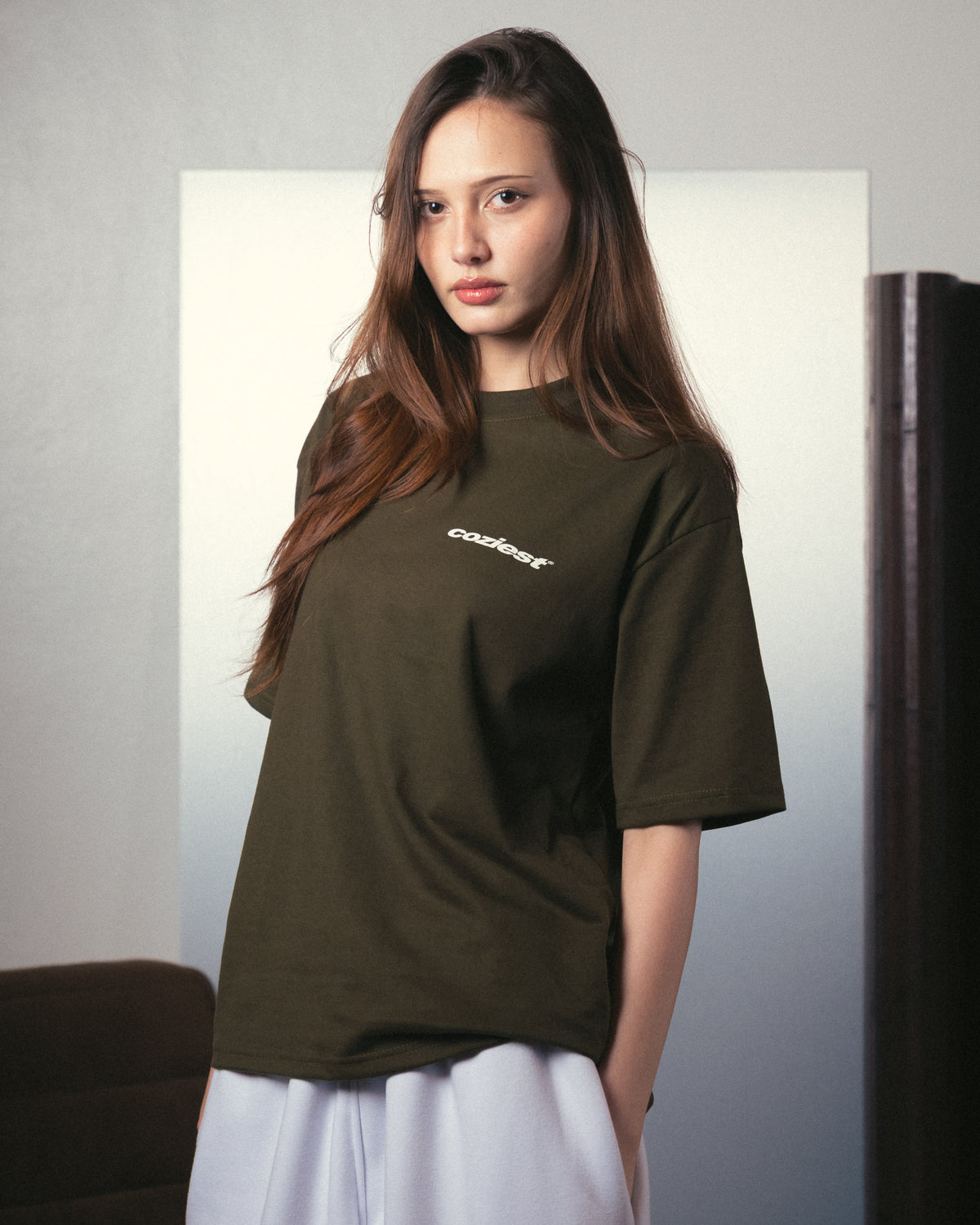 "Moss" Box Tee
