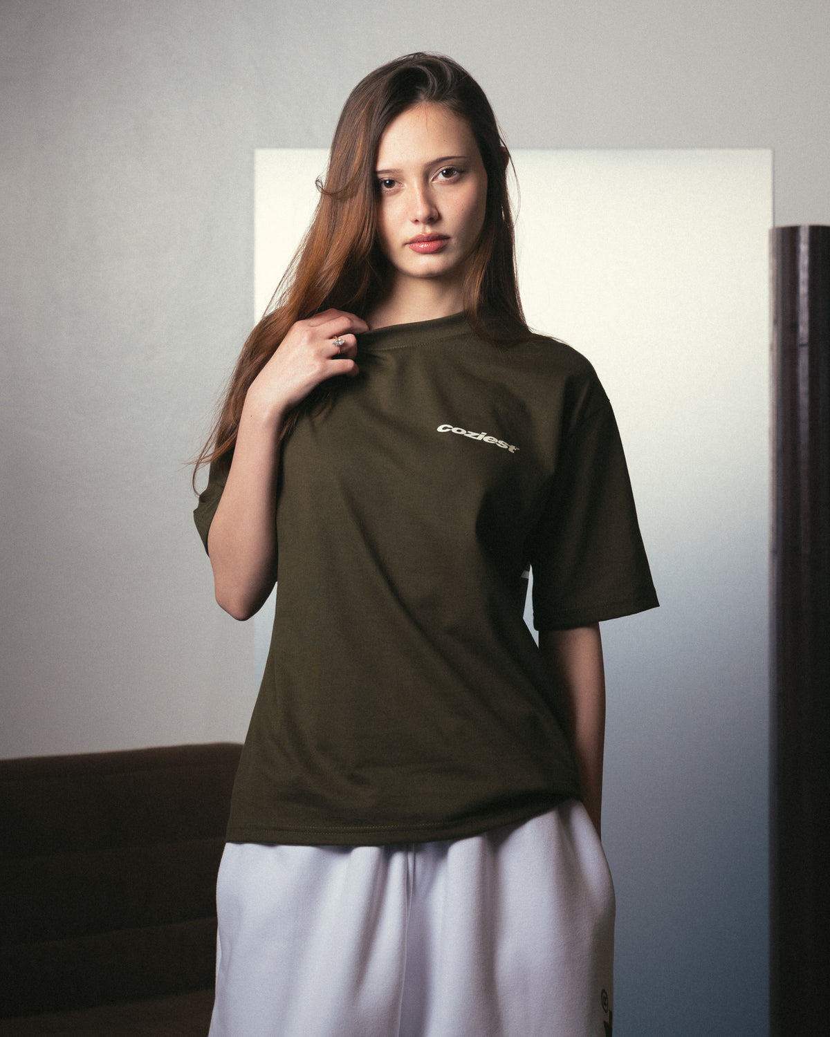 "Moss" Box Tee