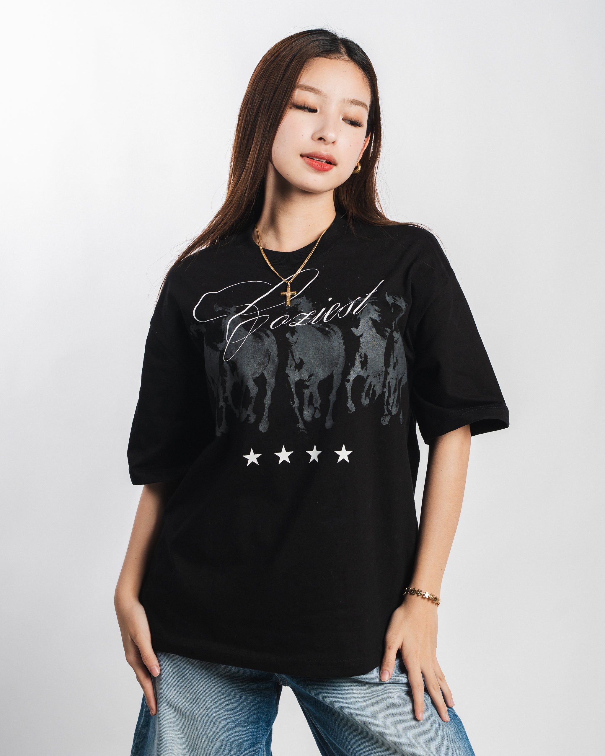 "Frontier" Tee in Black