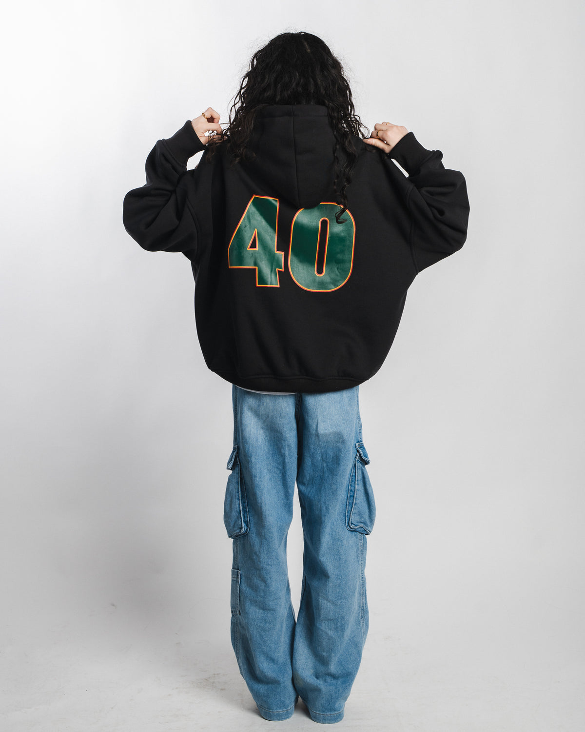 "Sonics" Hoodie in Black