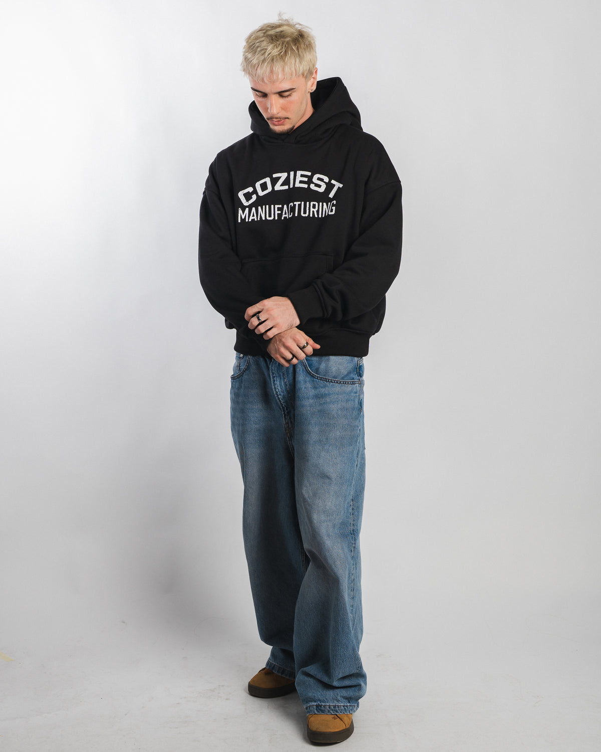 "Manufacturing" Hoodie in Black