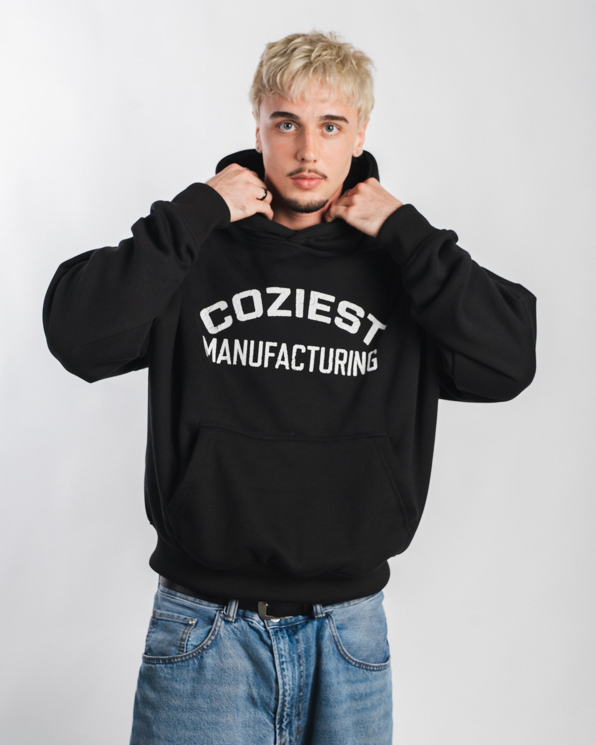 "Manufacturing" Hoodie in Black