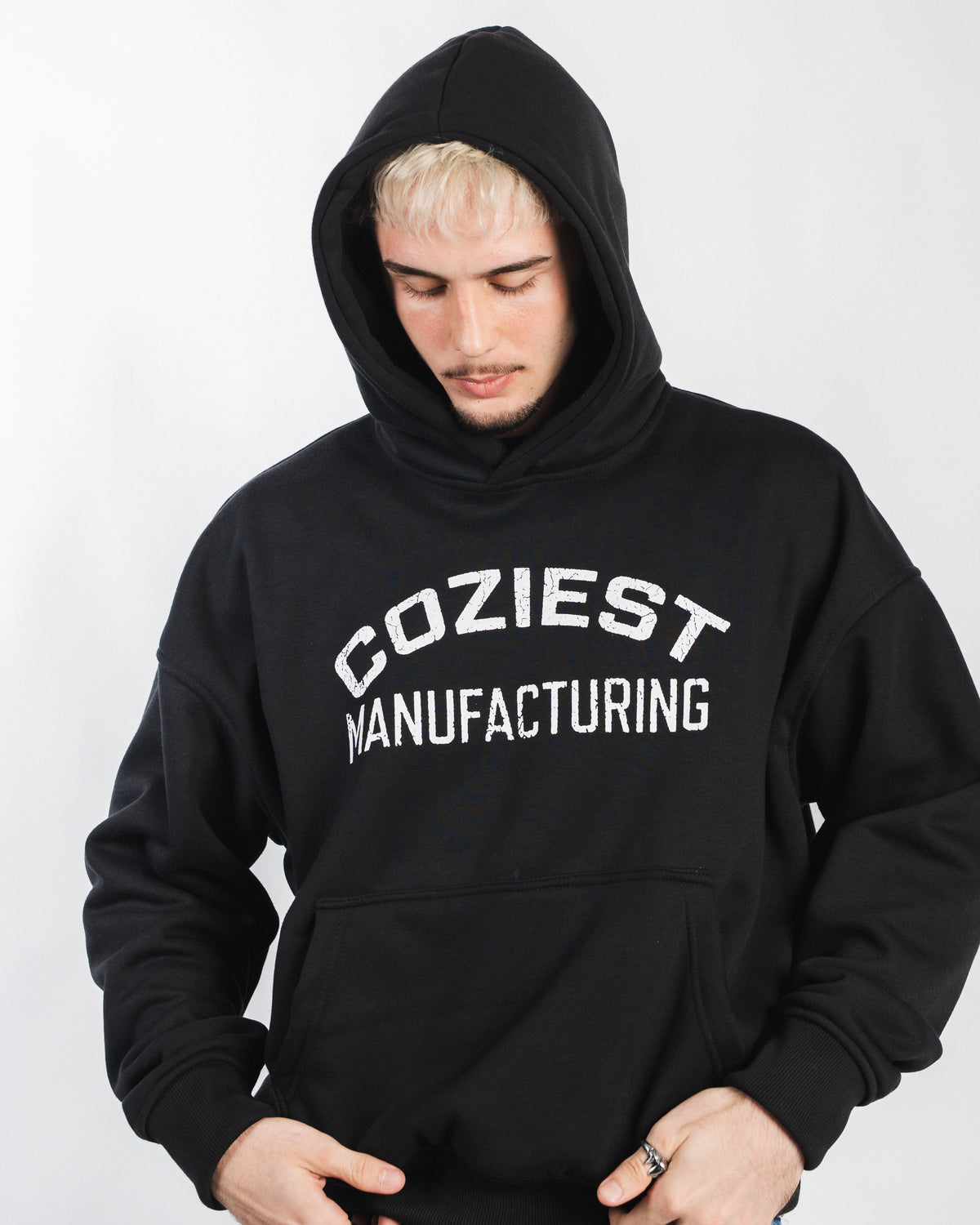 "Manufacturing" Hoodie in Black