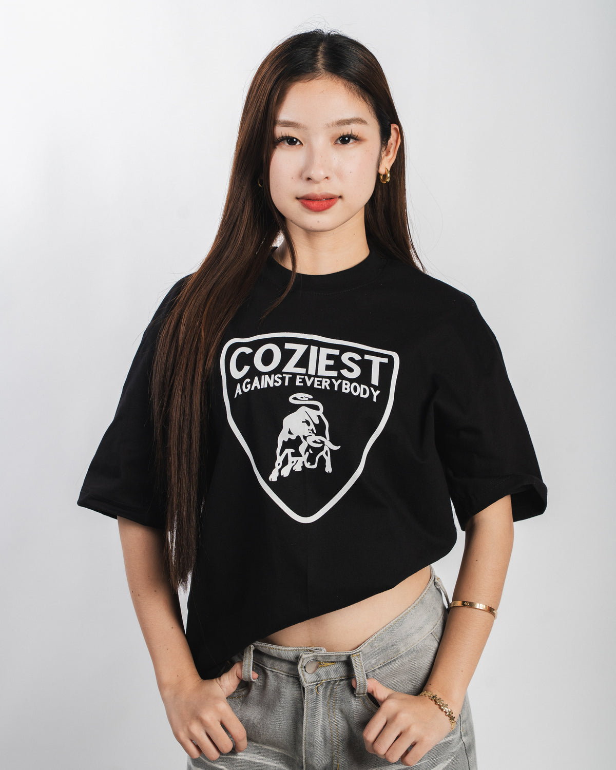 "Lambull" Tee in Black