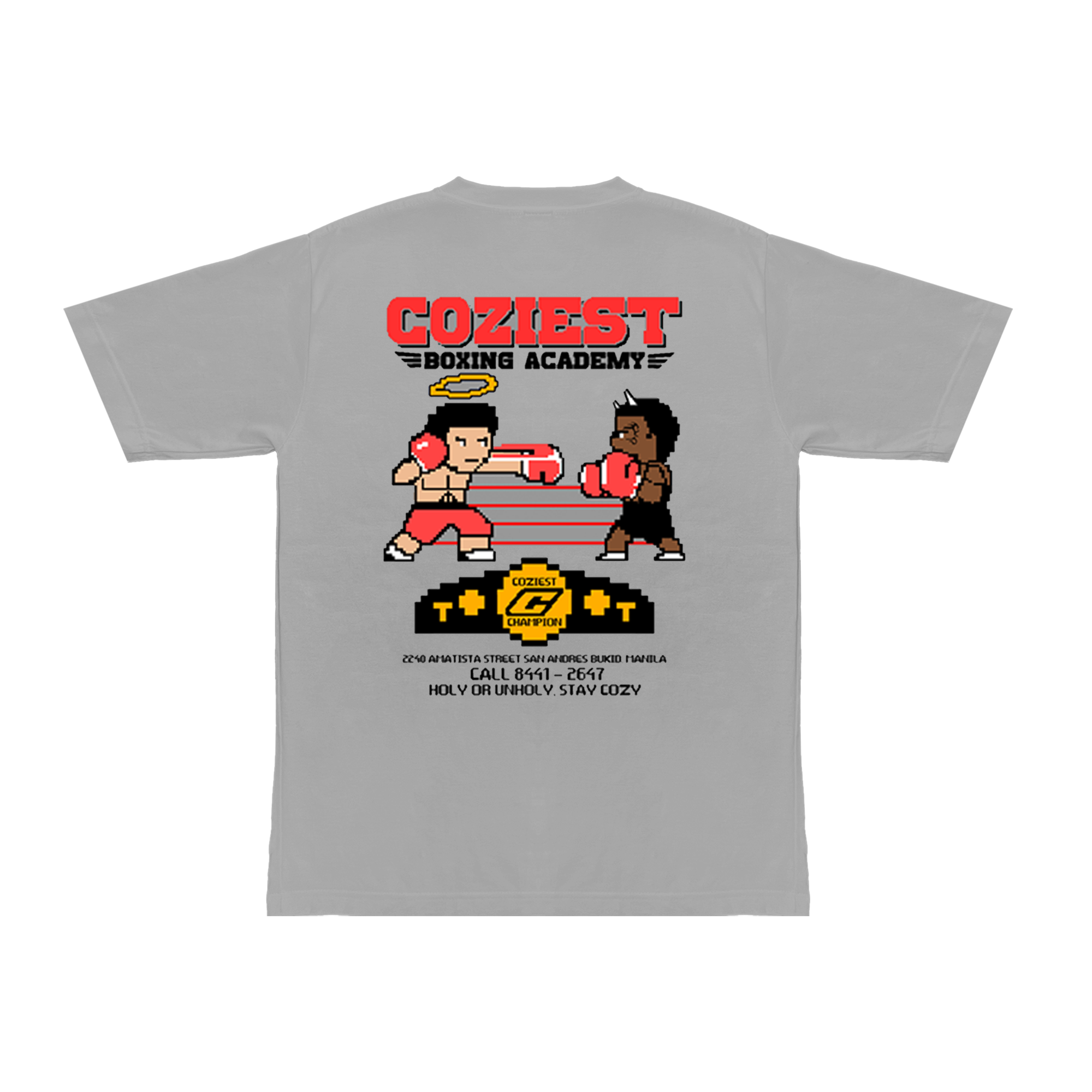“Tyson” Tee in Gray Colorway