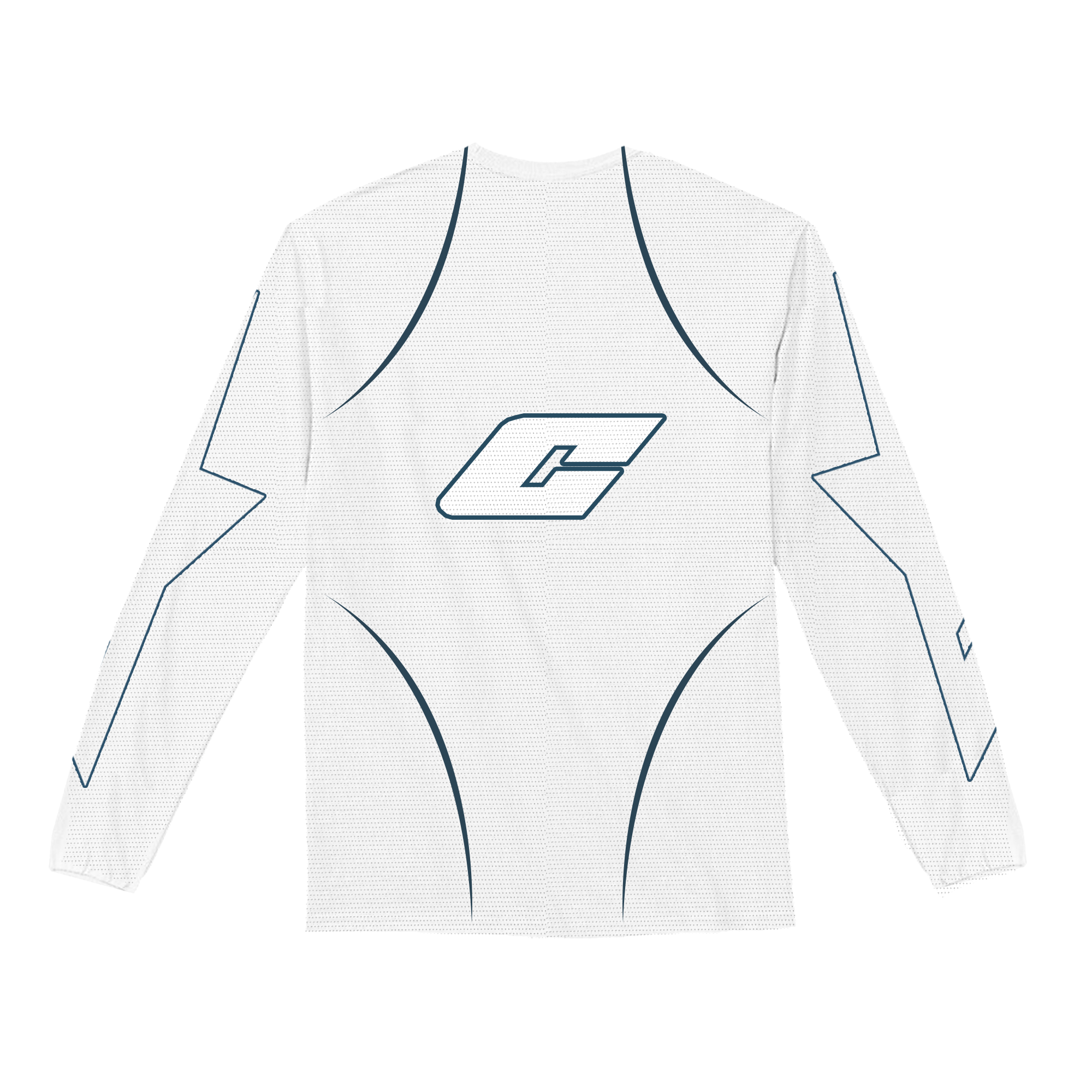 "Rider" Long-sleeves in White Colorway