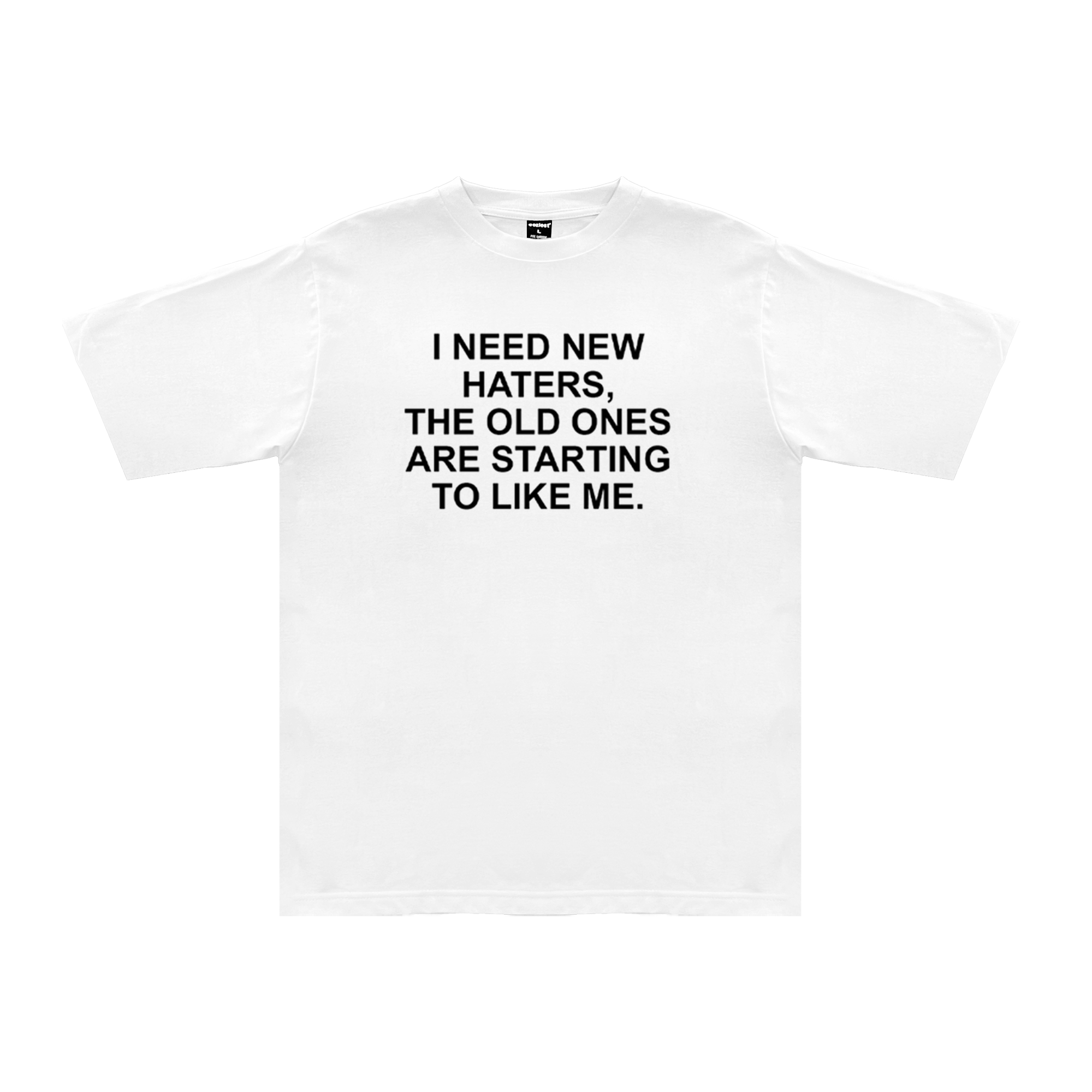 "Hater" Tee in White Colorway