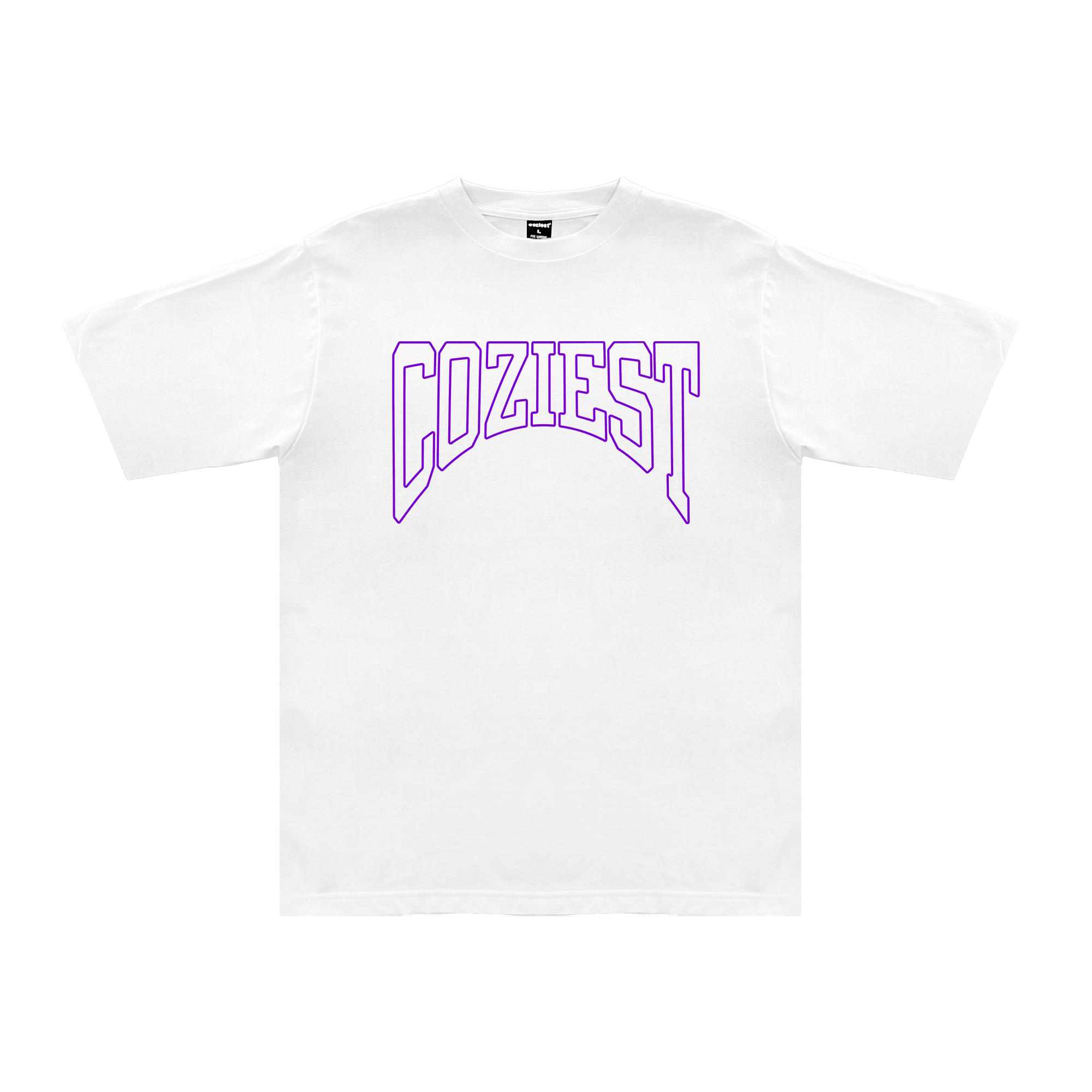 "Varsity Arc" Tee in White Colorway