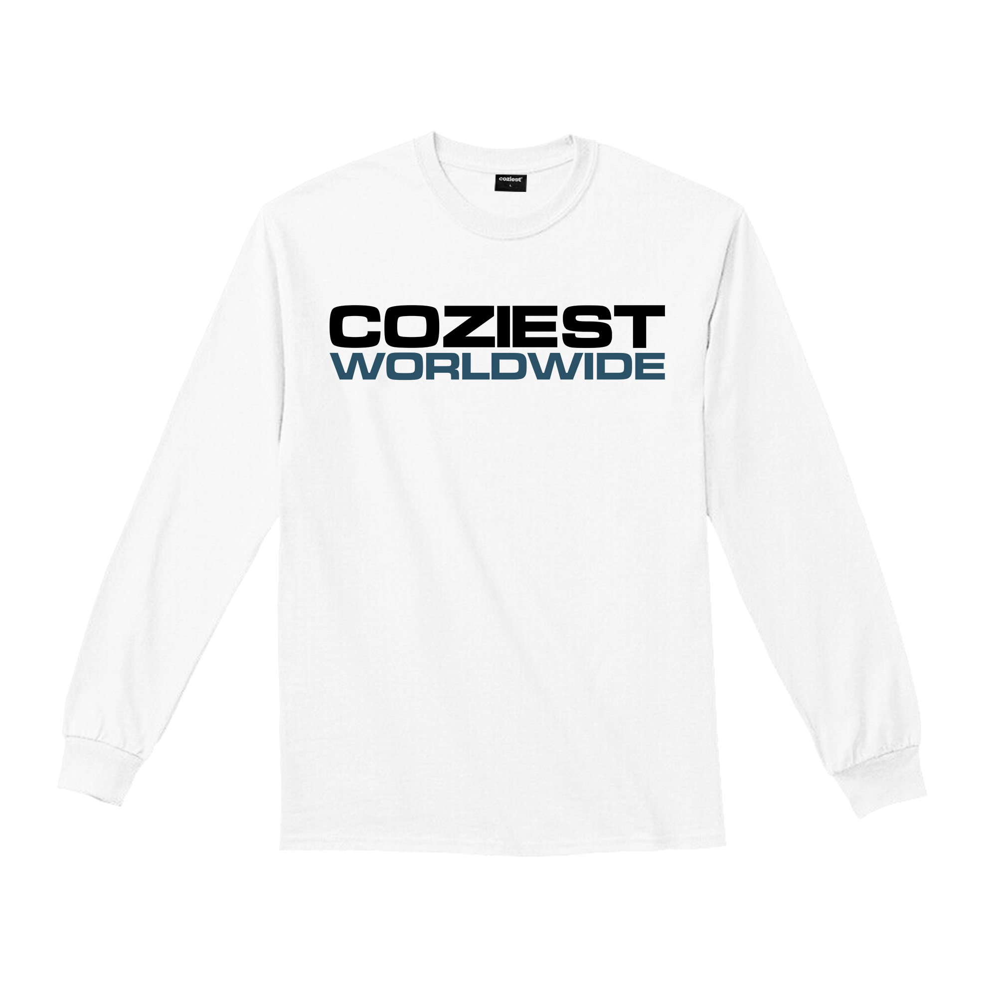 "Worldwide" Long-sleeves in White Colorway