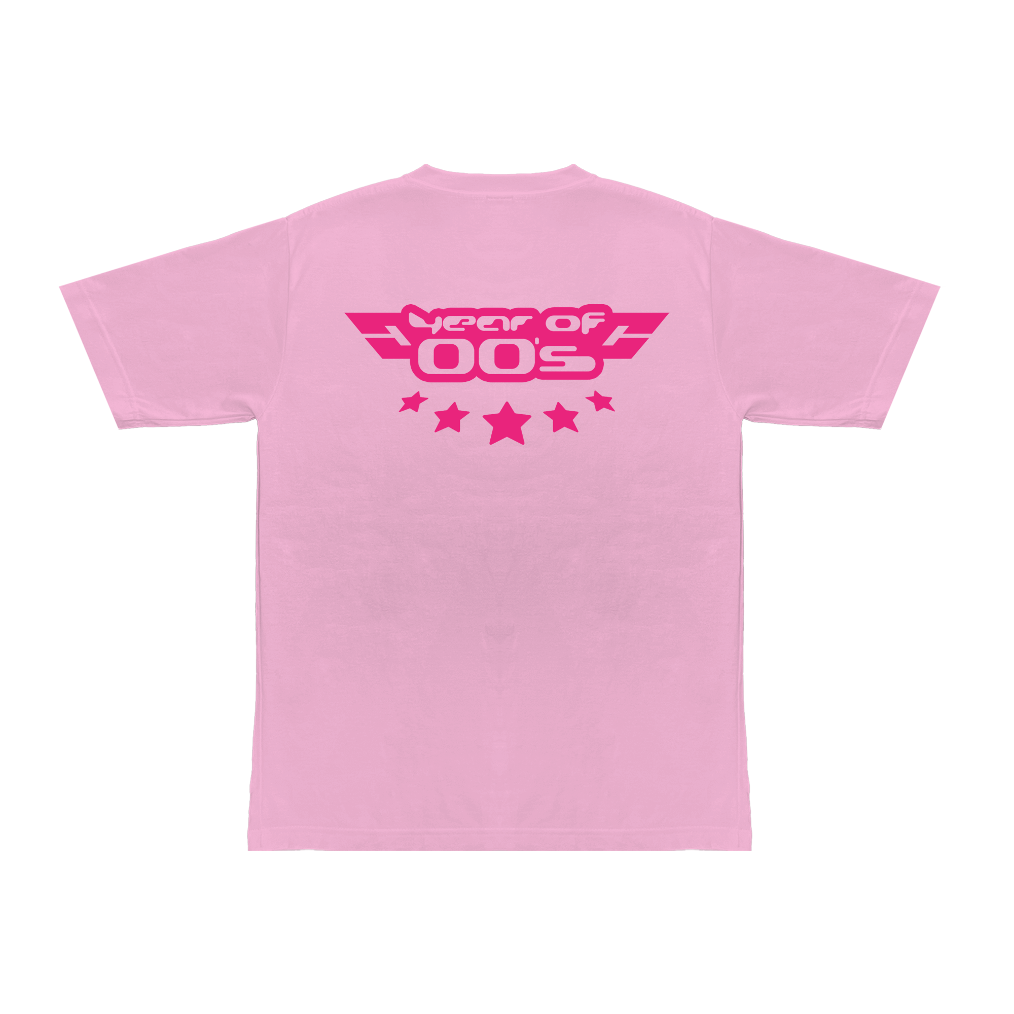 "Y2K” tee in Pink Colorway